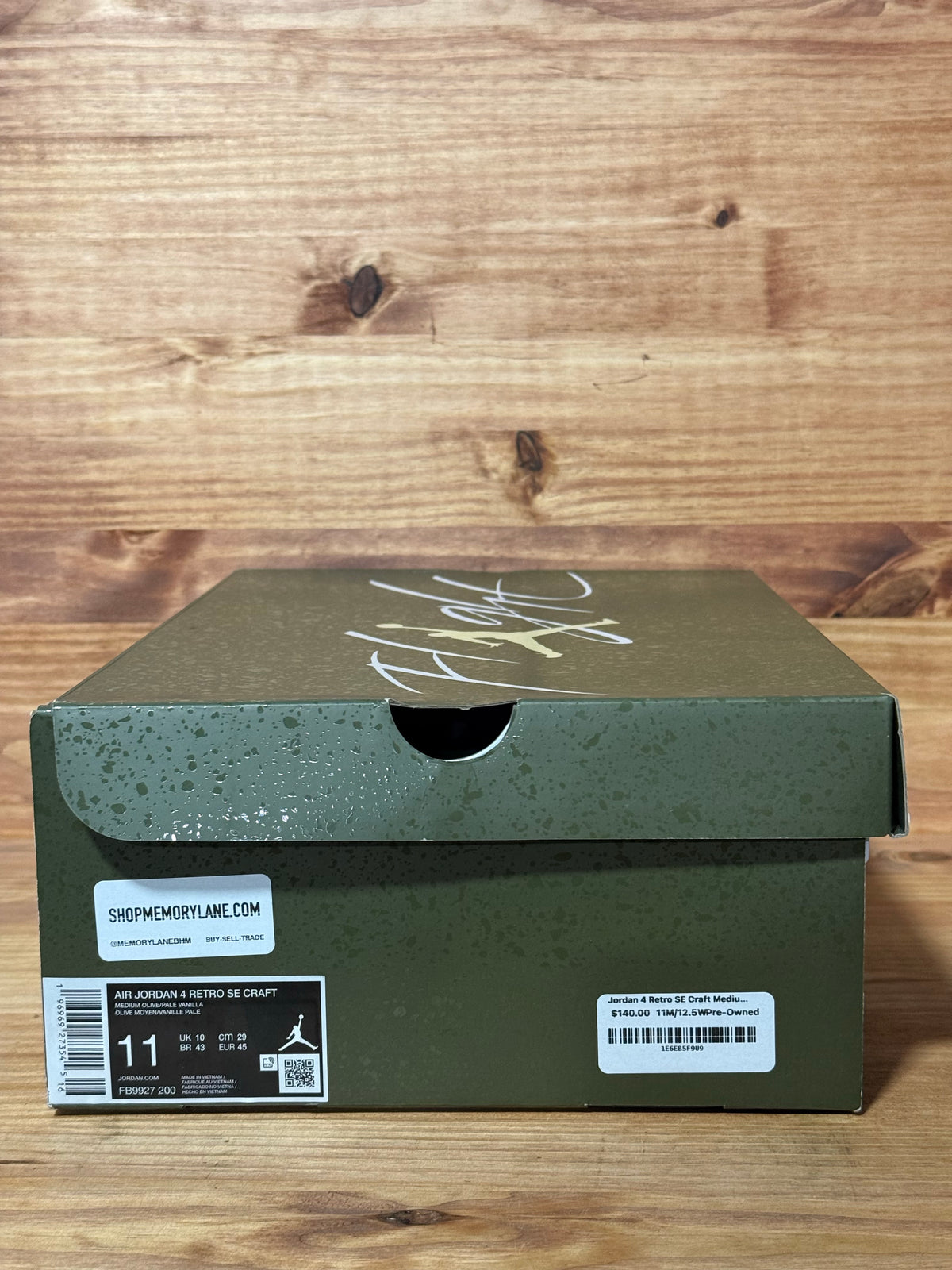 Jordan 4 Retro SE Craft Medium Olive