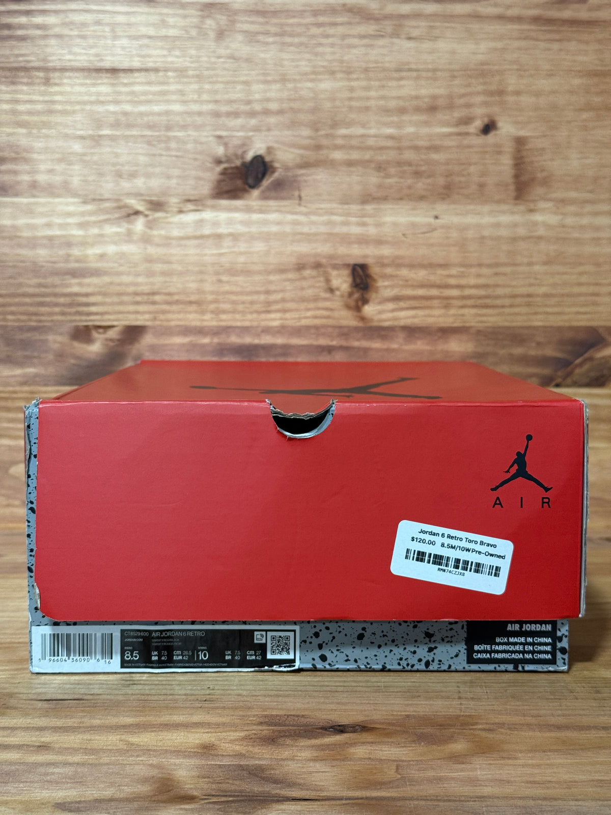 Jordan 6 Retro Toro Bravo
