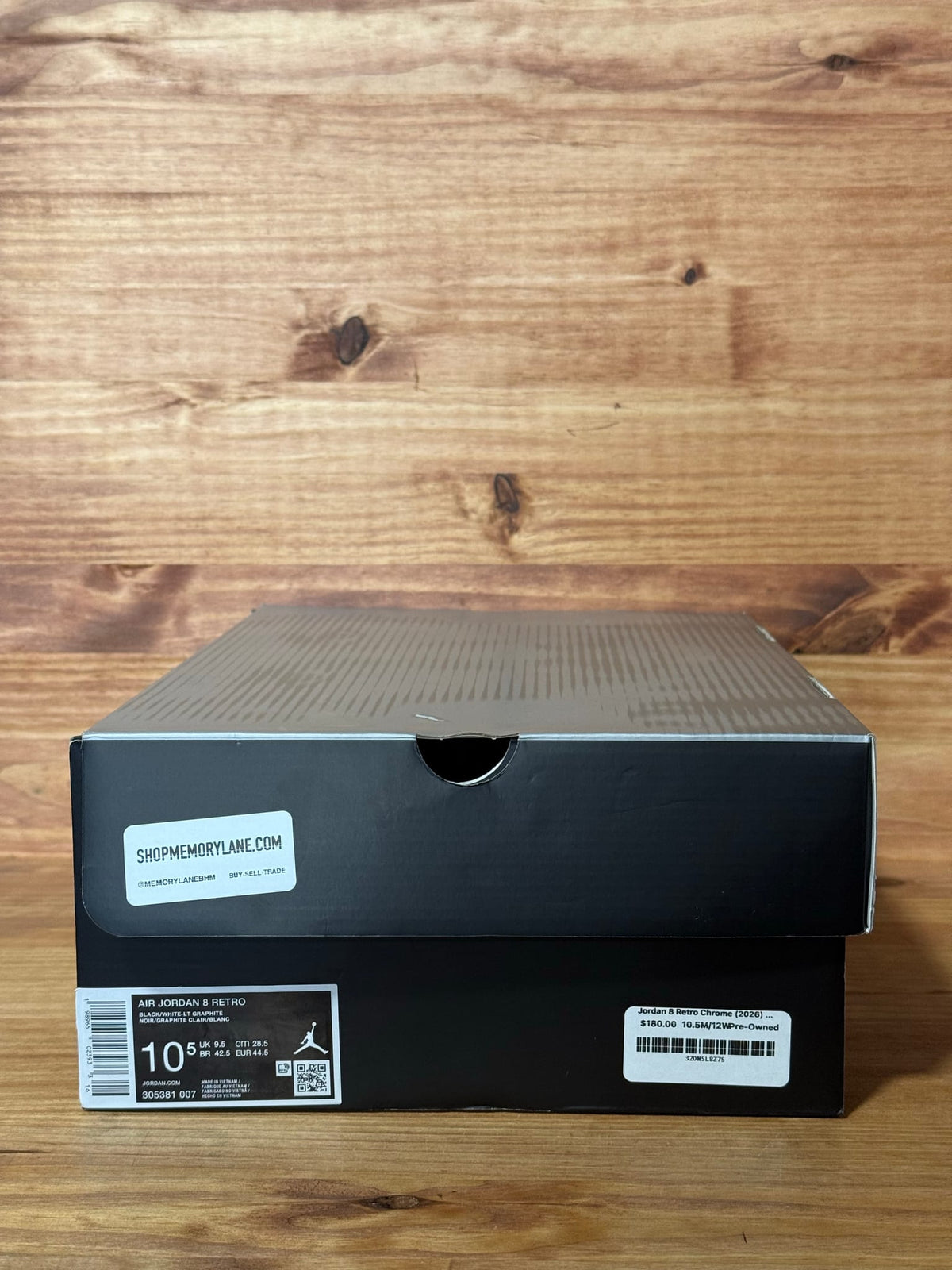 Jordan 8 Retro Chrome (2026) - Size 10.5