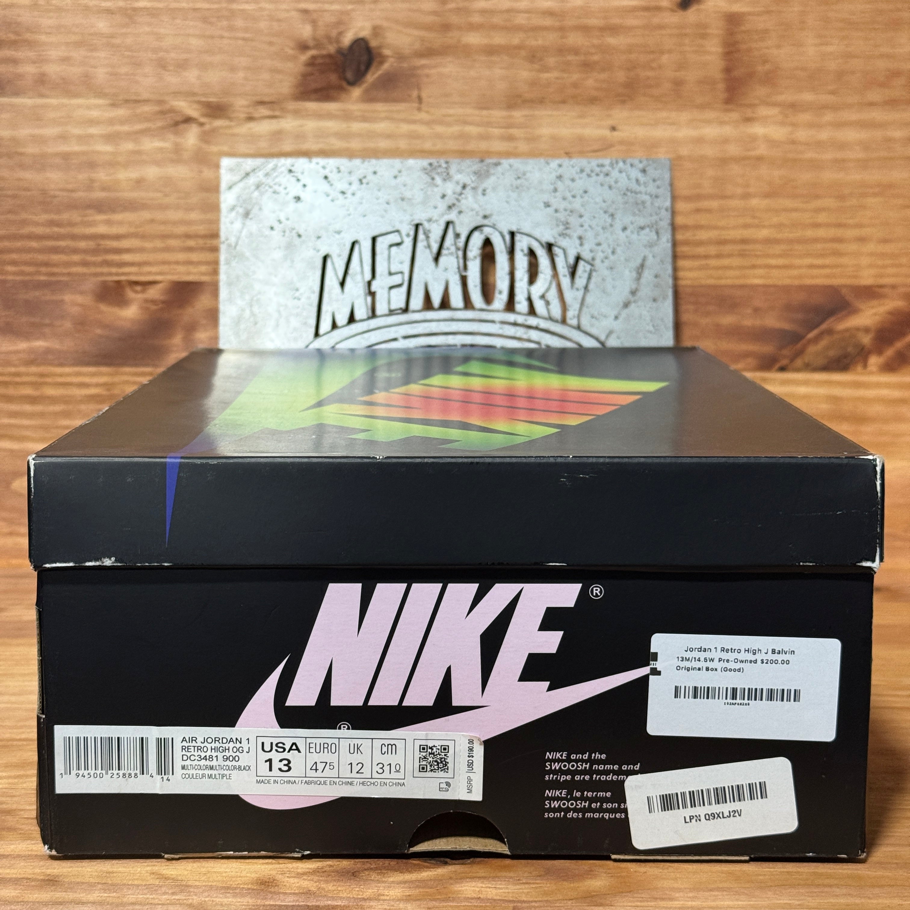 Jordan 1 Retro High J Balvin