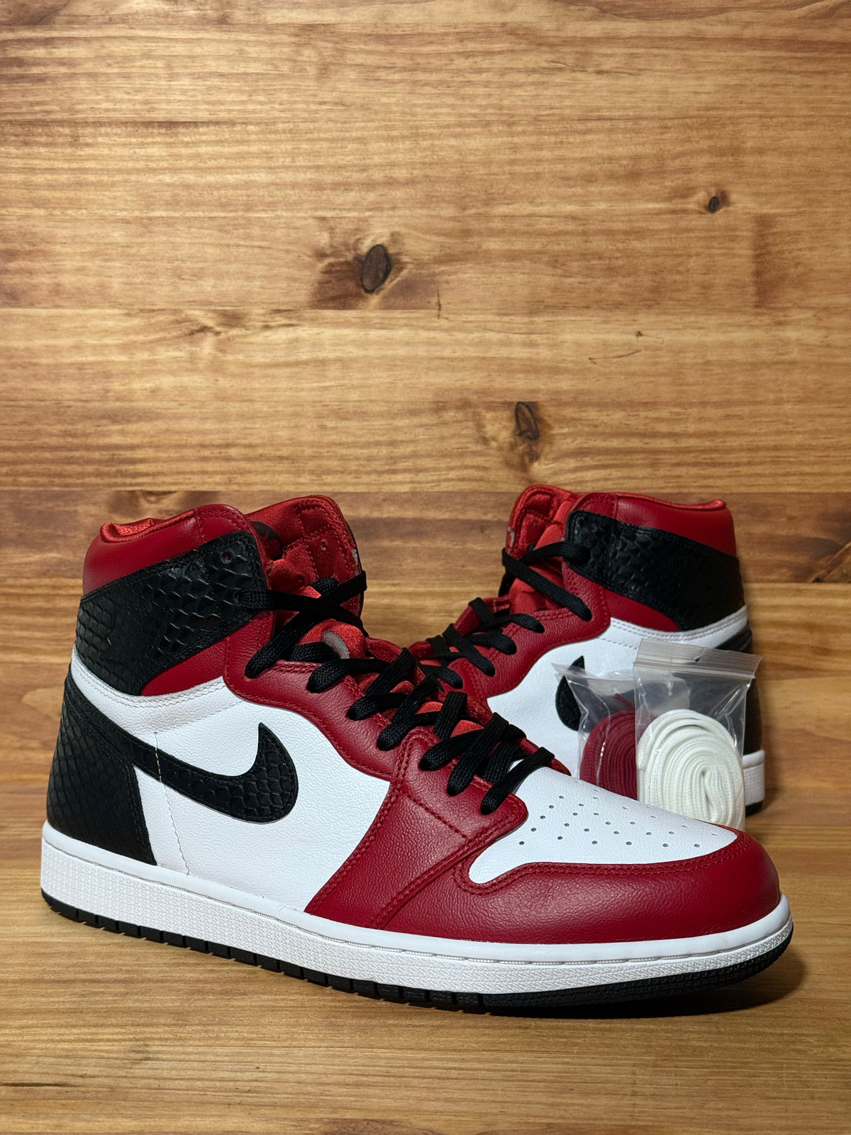 Jordan 1 Retro High Satin Snake Chicago (Women's)