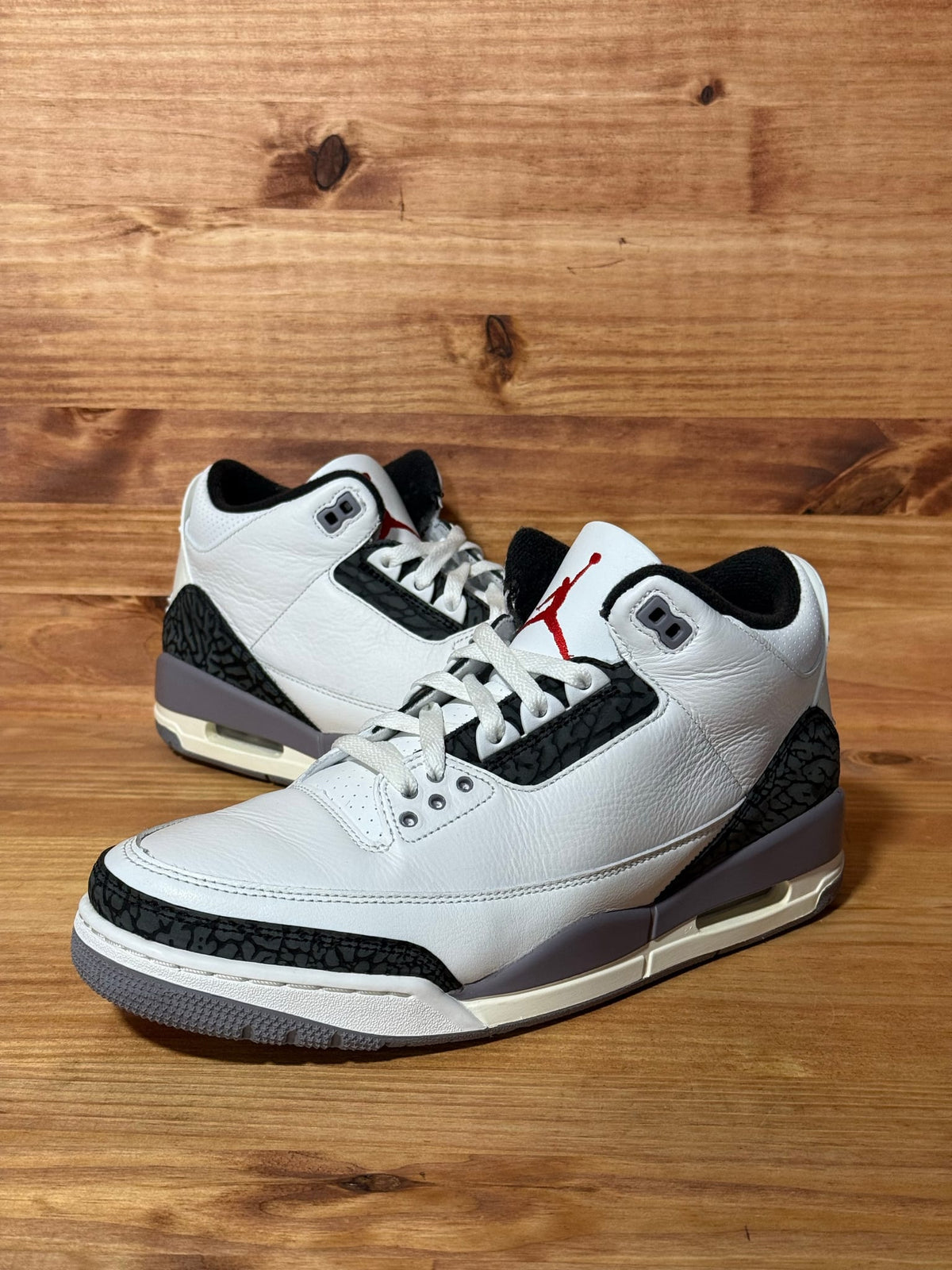 Jordan 3 Retro Cement Grey - Size 10