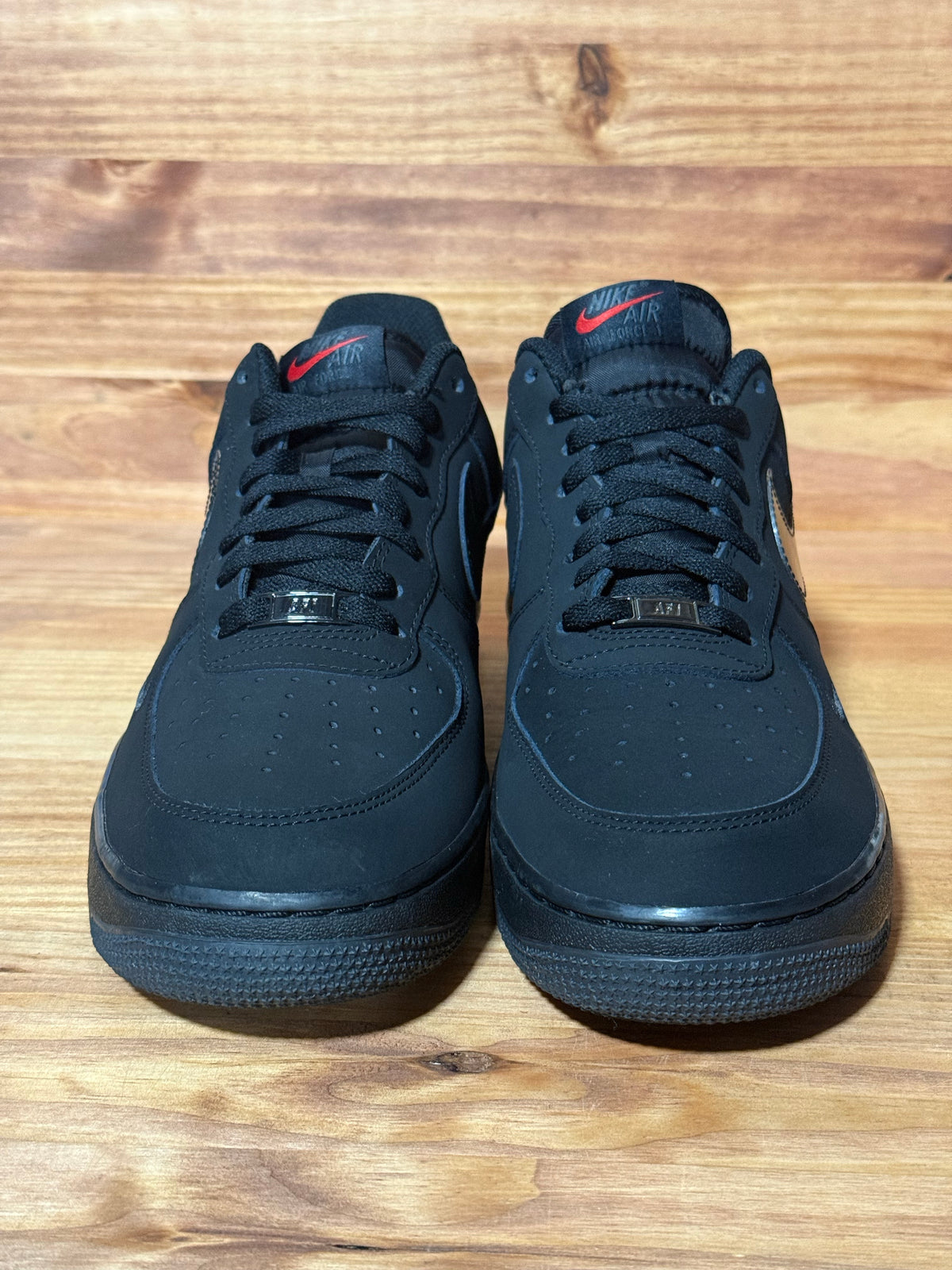 Nike Air Force 1 Low '07 LV8 Black Patent Swoosh