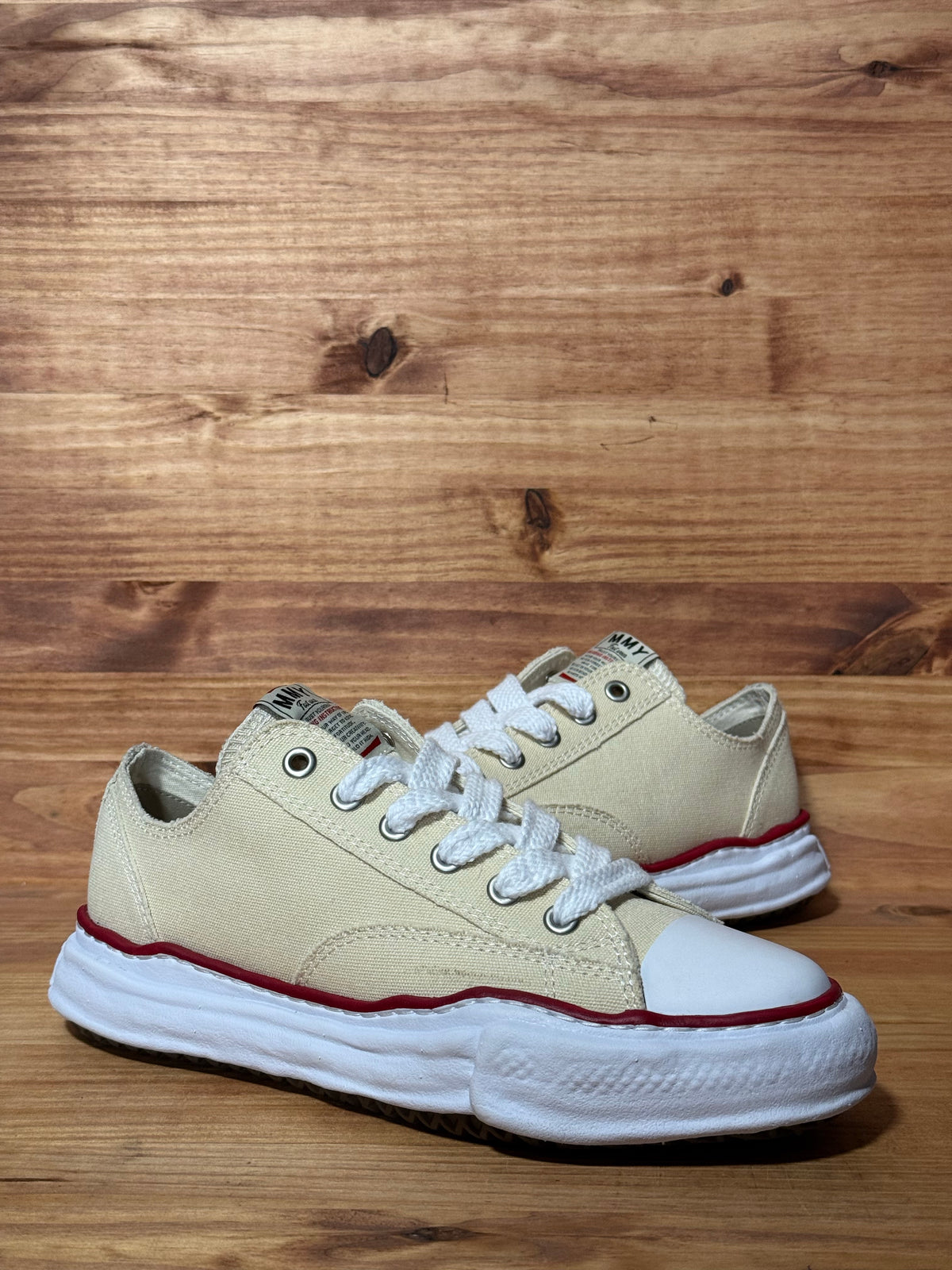 Maison Mihara Yasuhiro Peterson OG Sole Canvas Low Natural