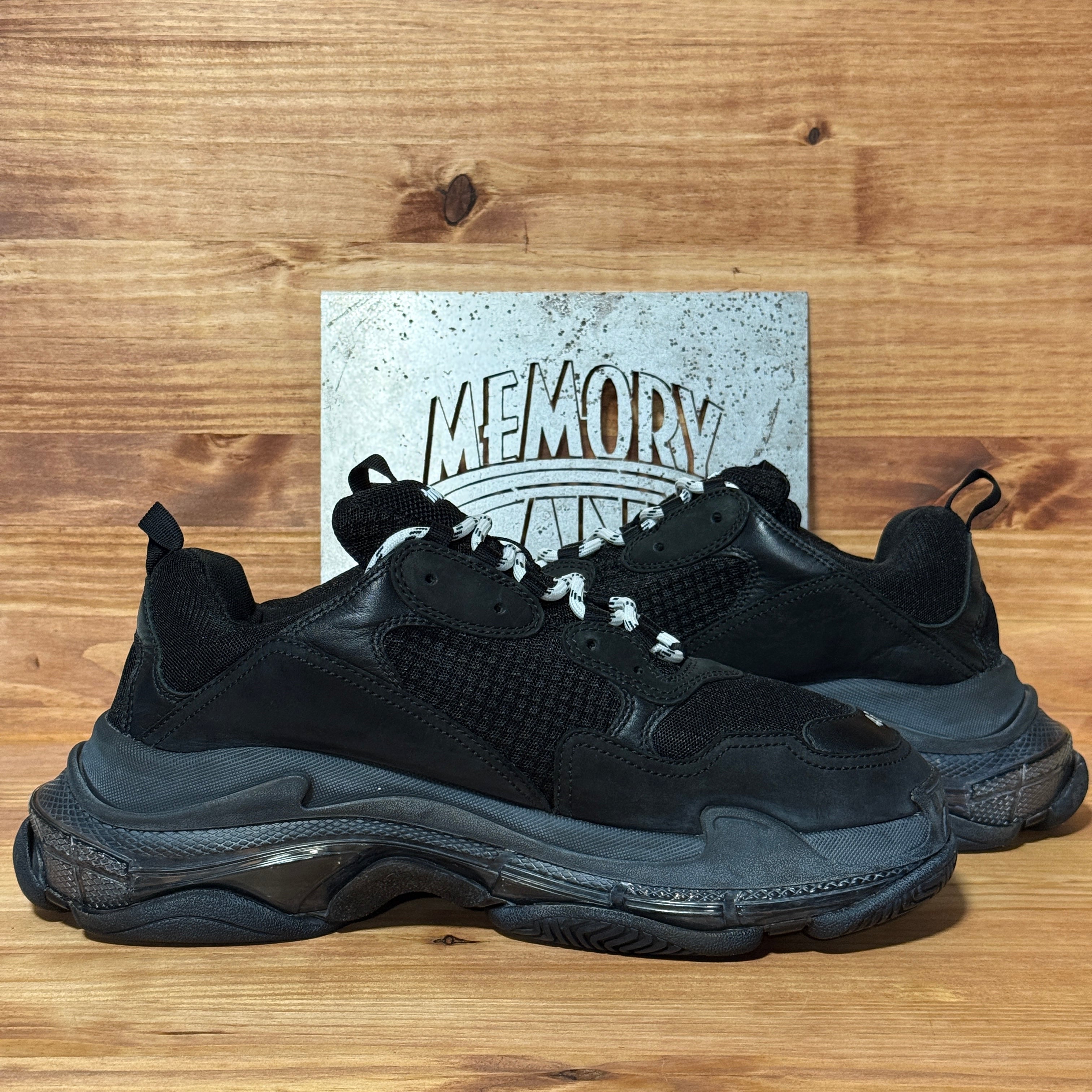 Balenciaga Triple S Clear Sole Black
