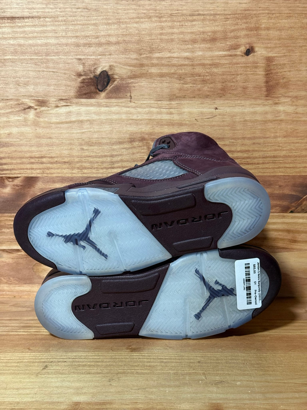 Jordan 5 Retro Burgundy (2023) (GS) - Size 5Y