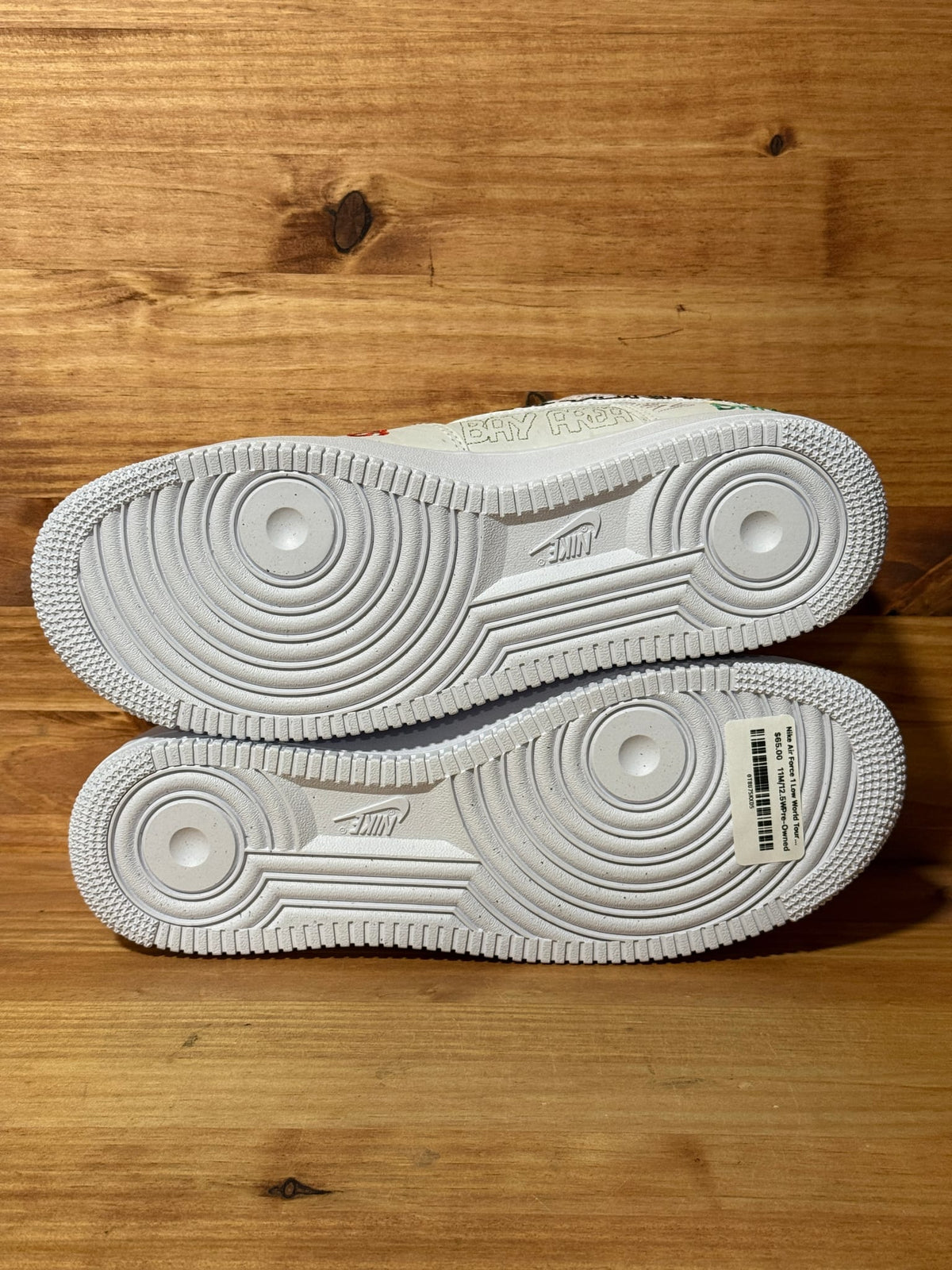 Nike Air Force 1 Low World Tour White - Size 11