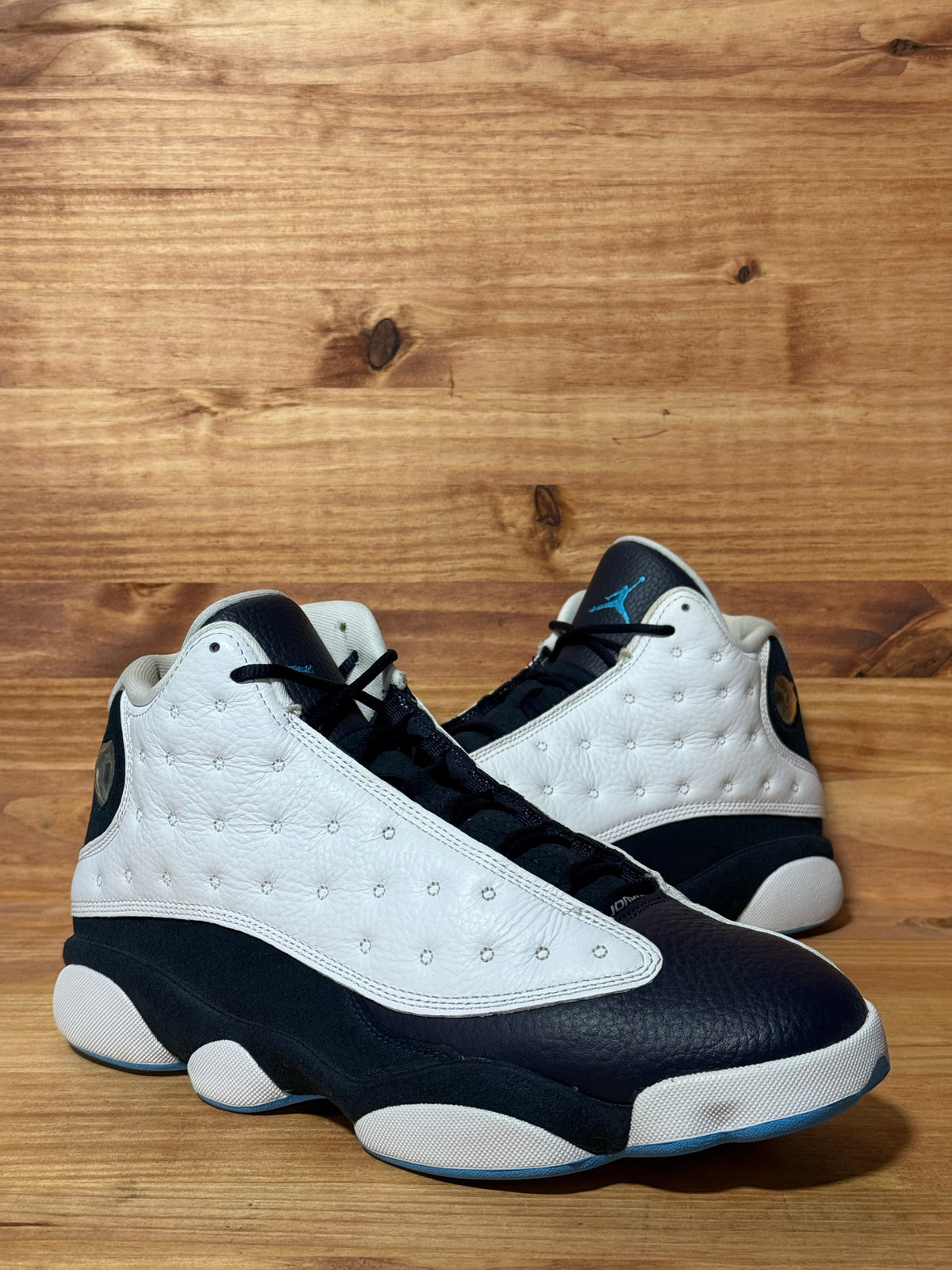 Jordan 13 Retro Obsidian Powder Blue White