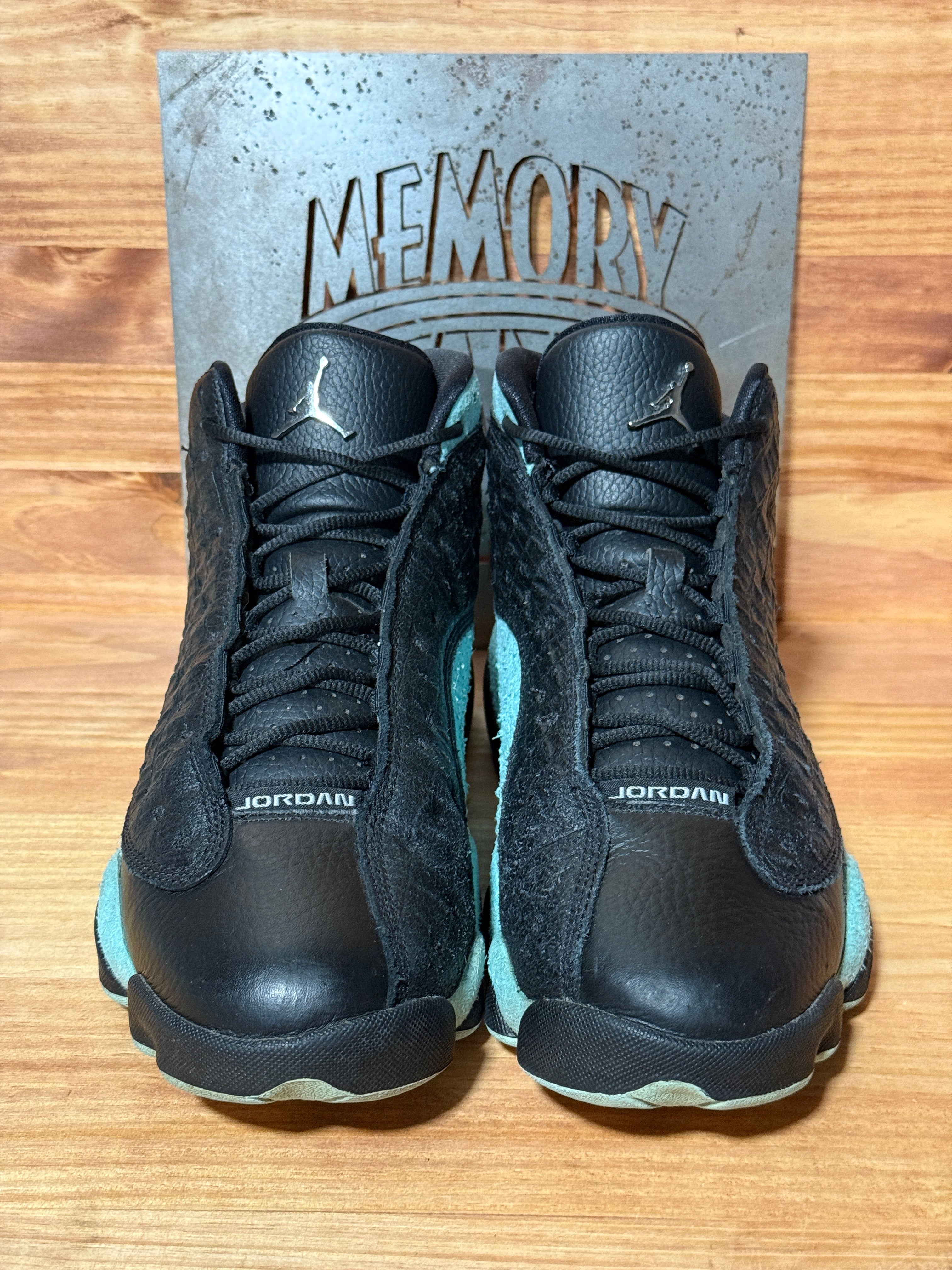 Jordan 13 Retro Black Island Green