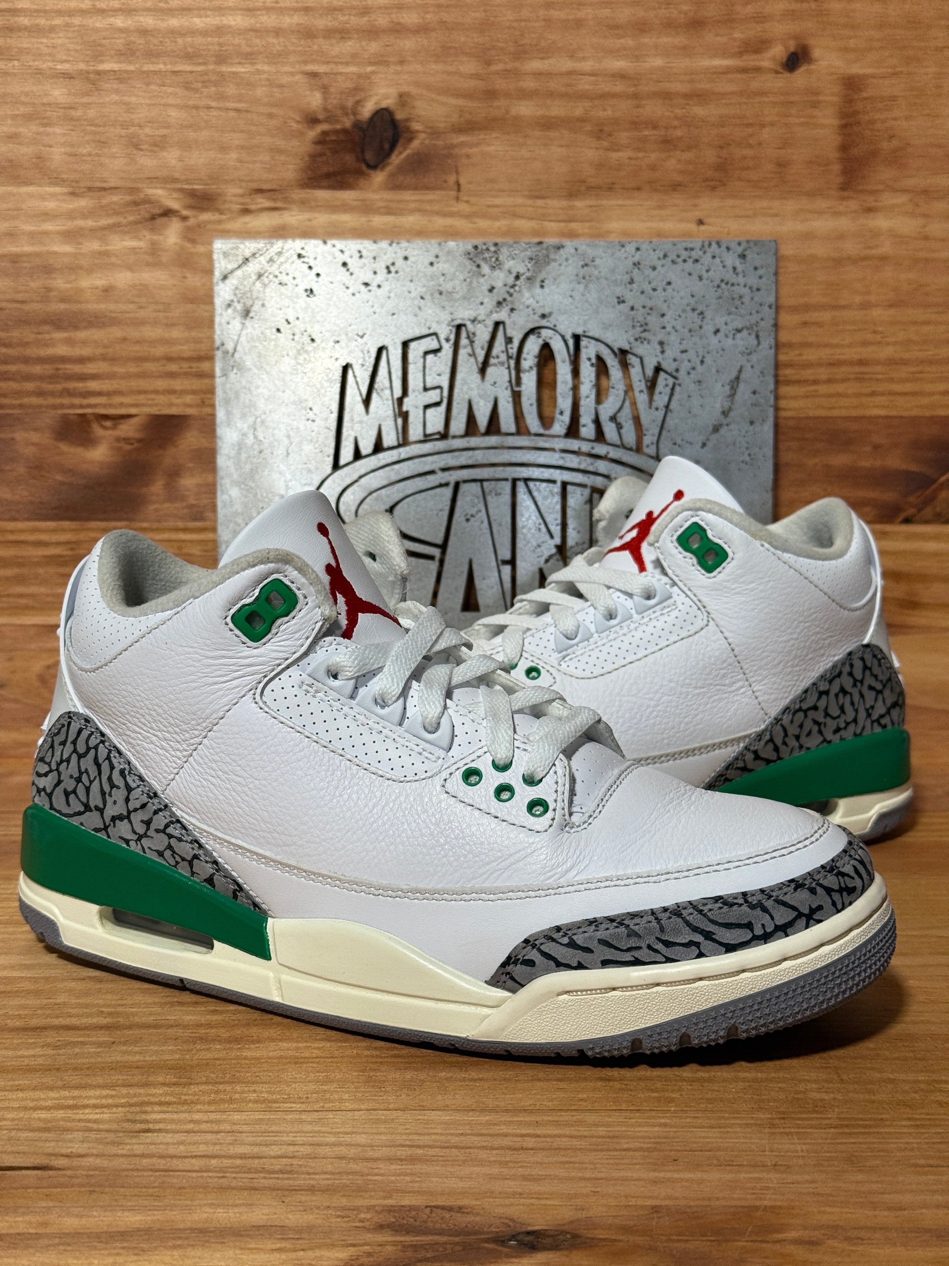Jordan 3 Retro Lucky Green (Women's)