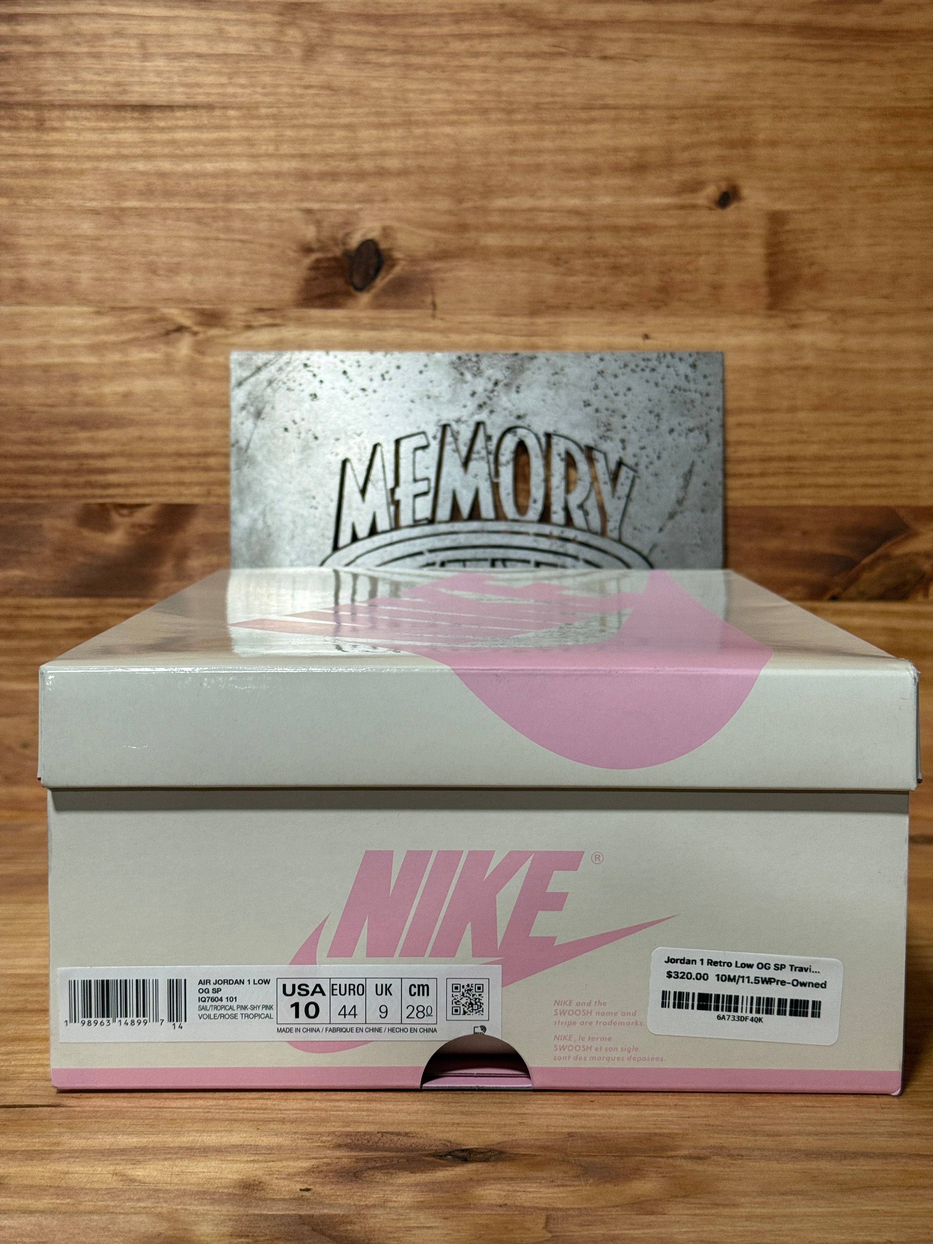 Jordan 1 Retro Low OG SP Travis Scott Sail Tropical Pink