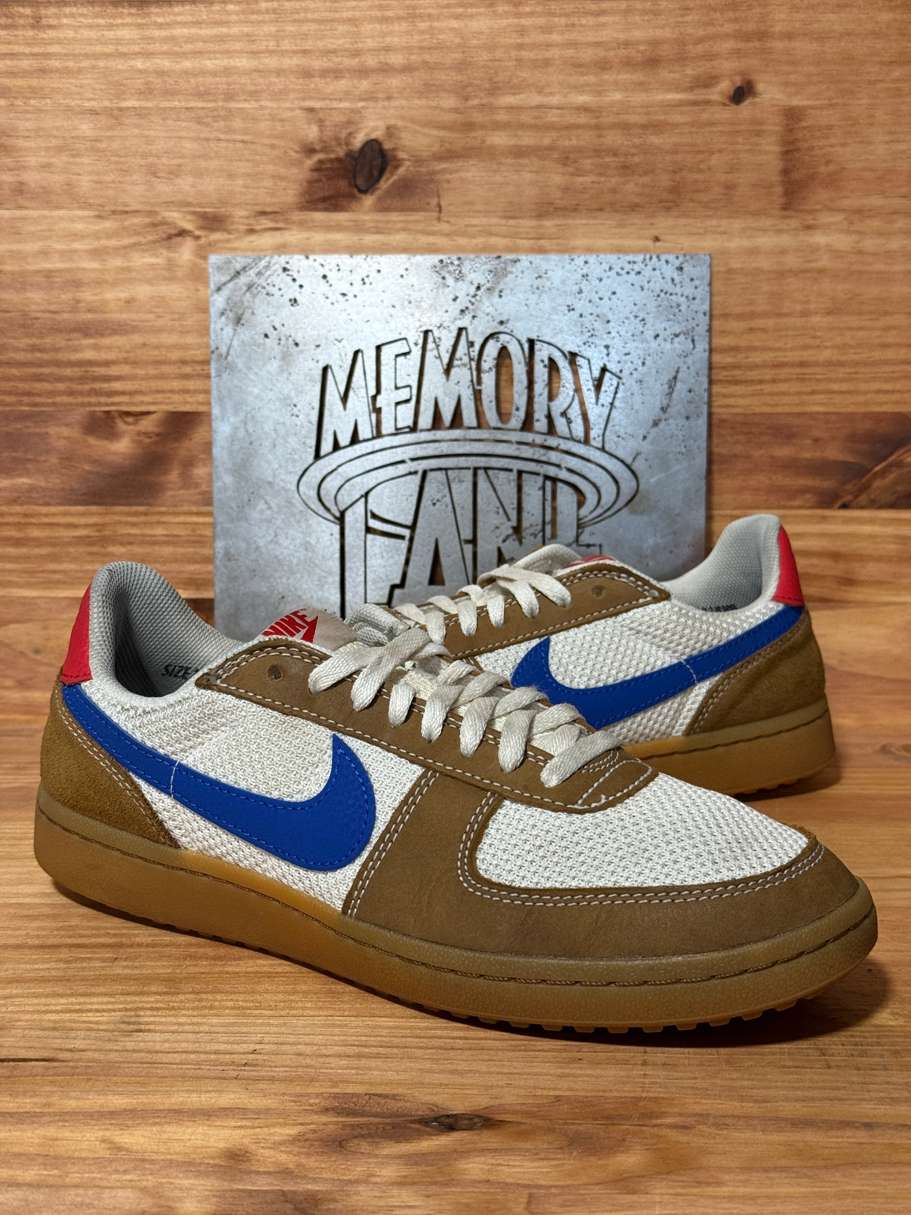 Nike Field General Brown White Royal Blue Red