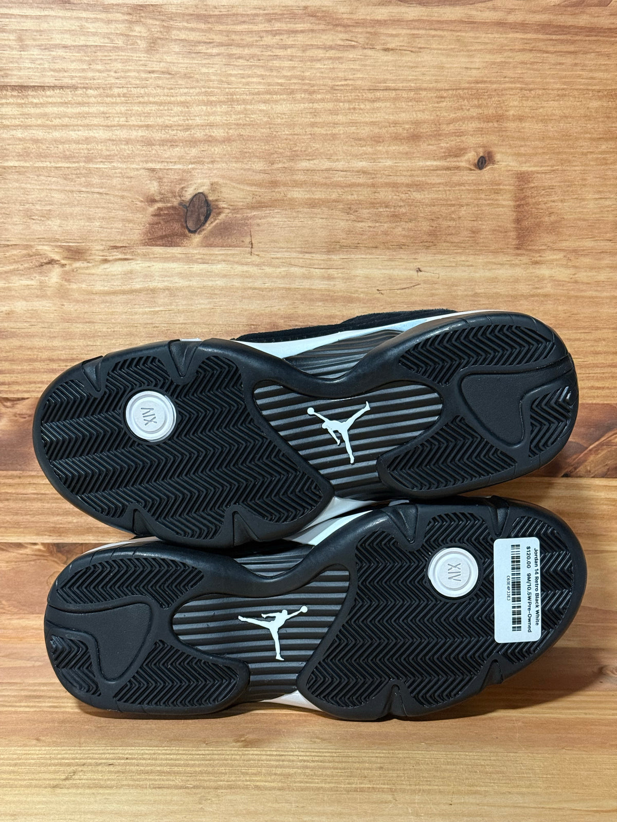 Jordan 14 Retro Black White