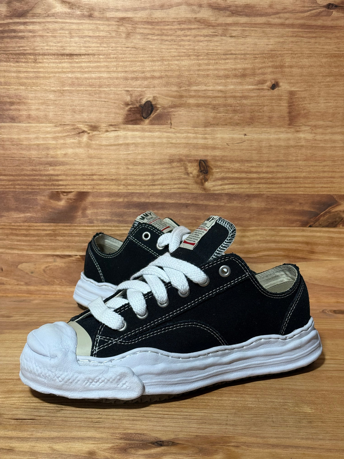 Maison Mihara Yasuhiro Hank OG Sole Canvas Low Black