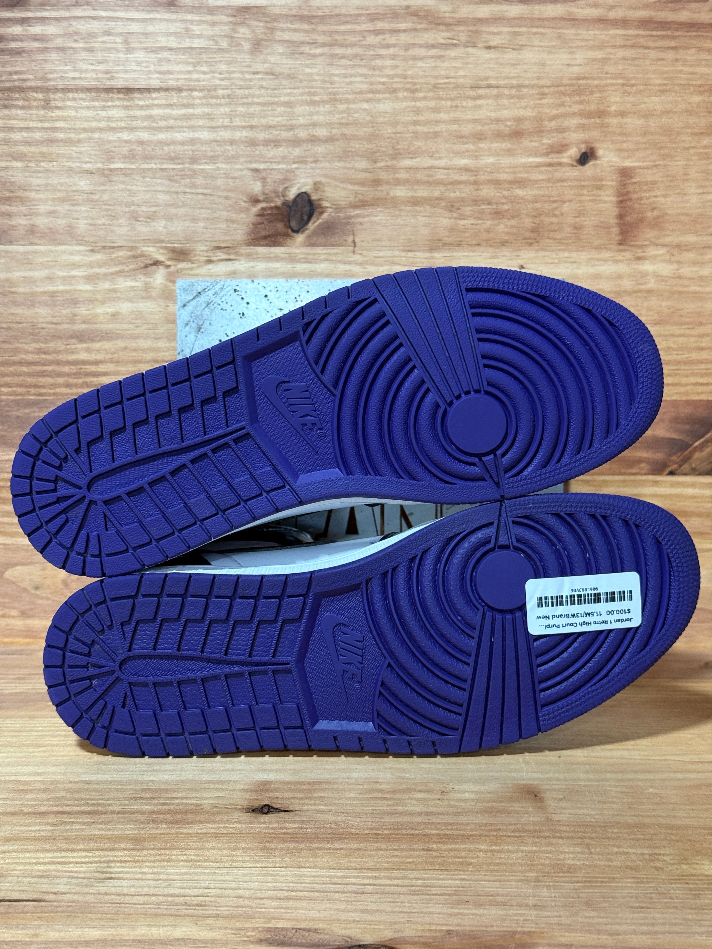 Jordan 1 Retro High Court Purple White