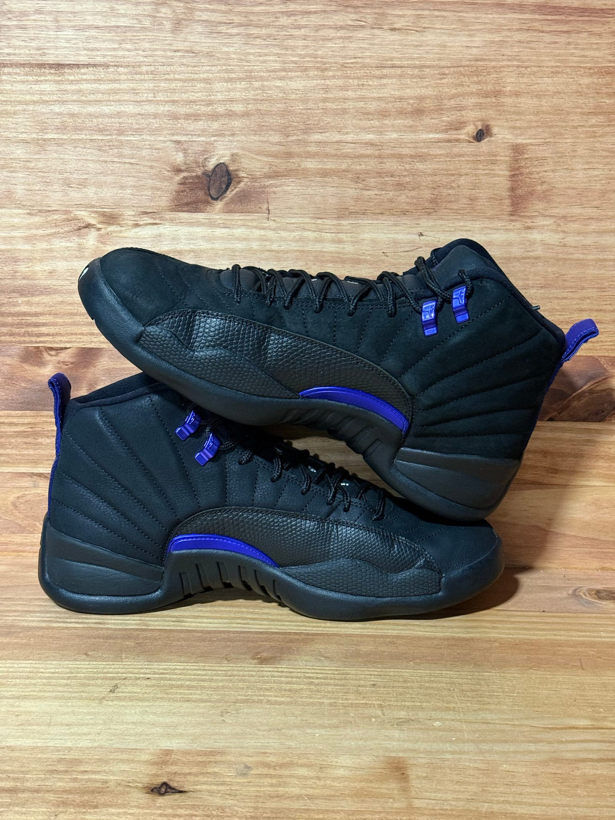 Jordan 12 Retro Black Dark Concord - Size 10.5