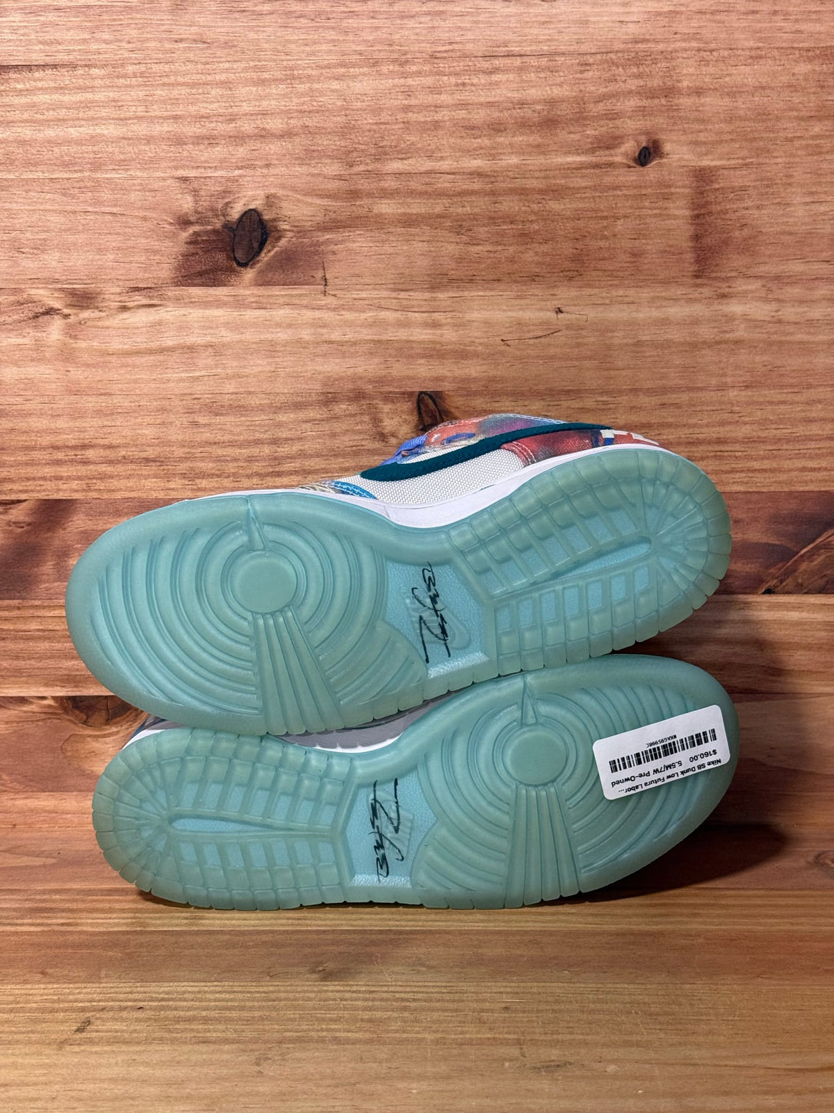 Nike SB Dunk Low Futura Laboratories Bleached Aqua - Size 7W