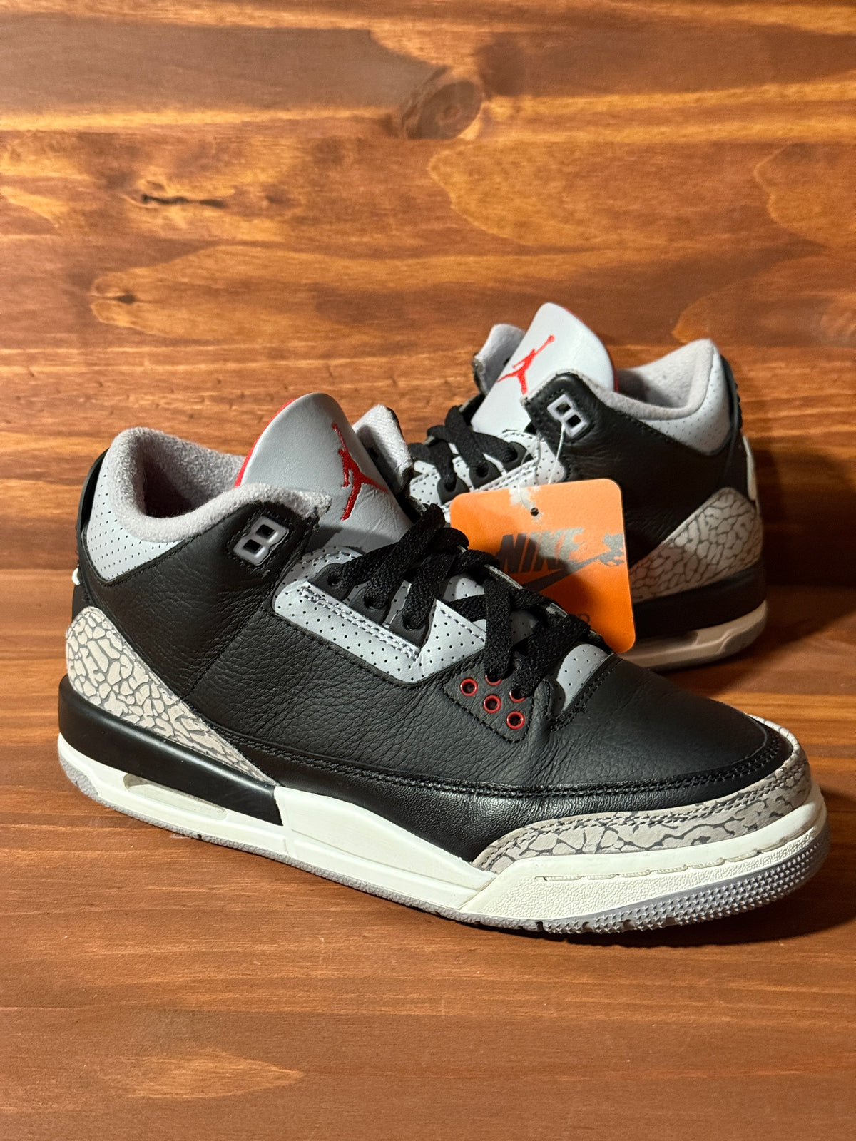 Jordan 3 Retro Black Cement (2024) (GS) Size 6.5Y