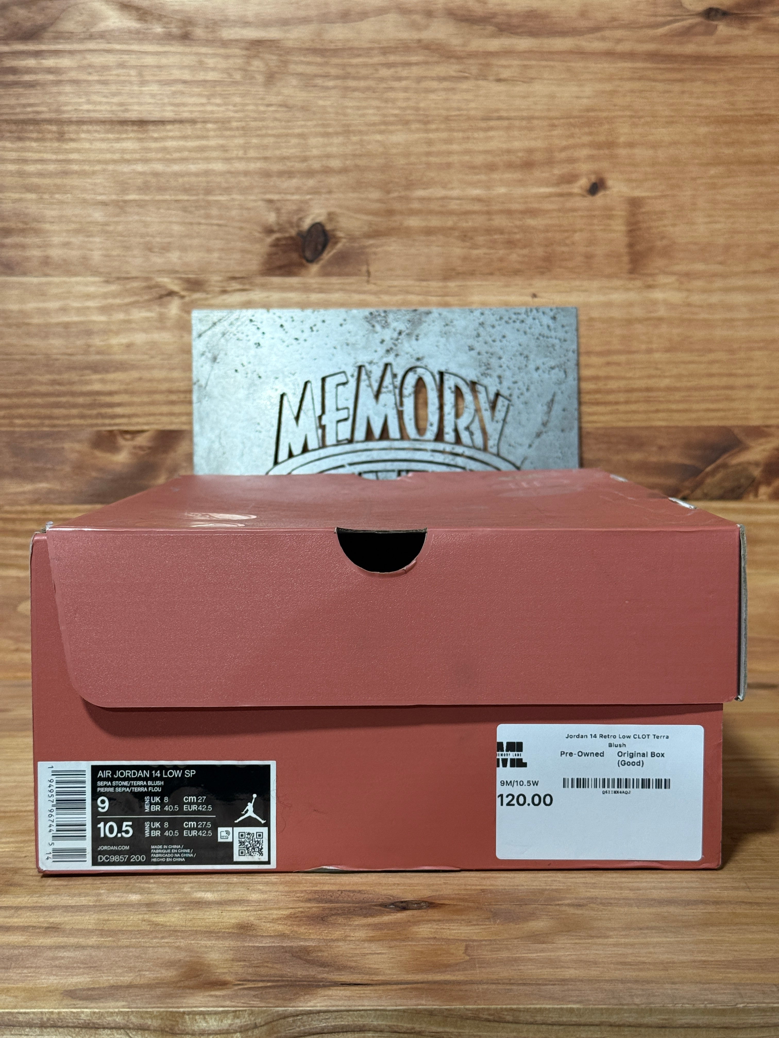 Jordan 14 Retro Low CLOT Terra Blush