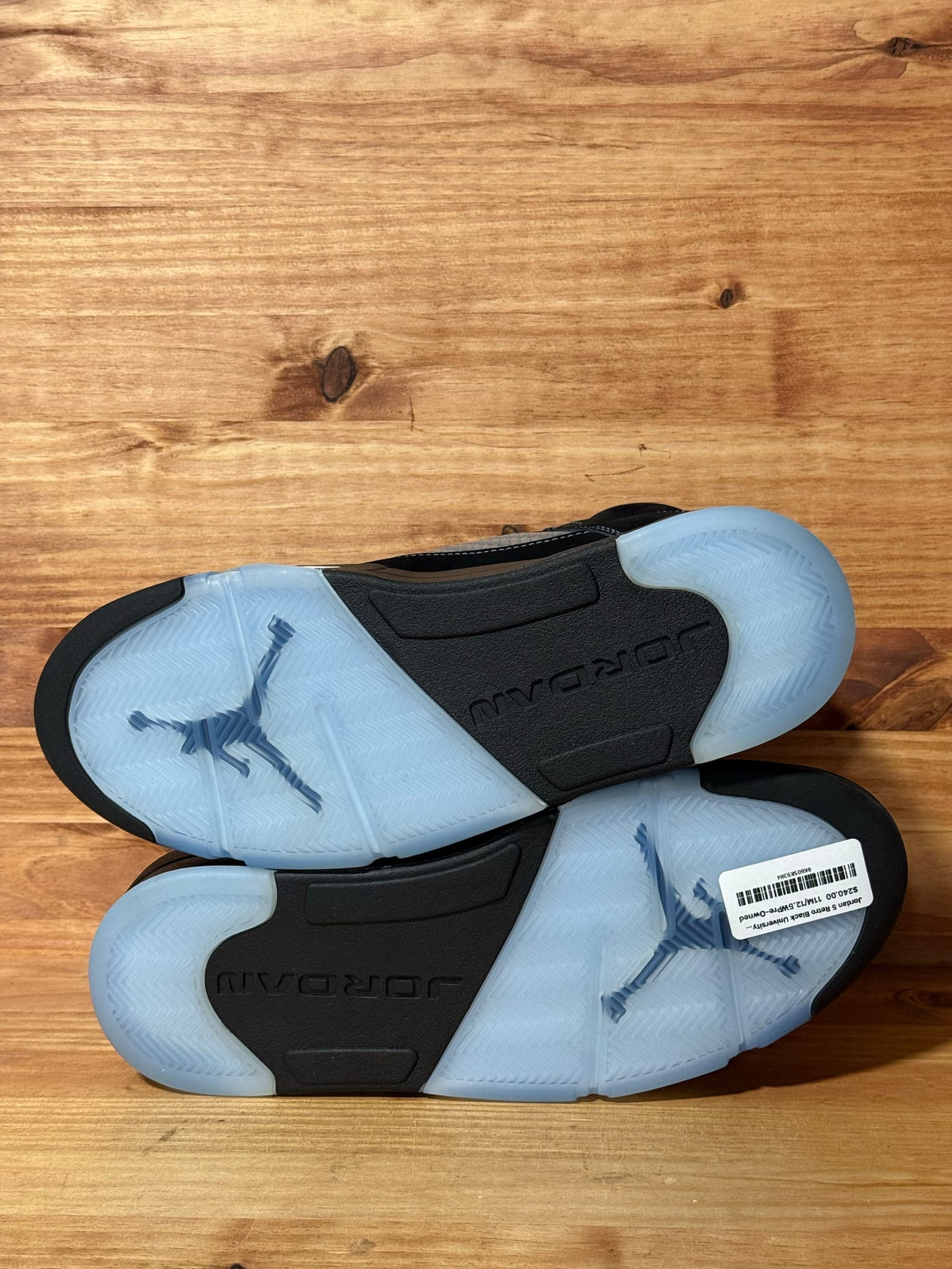 Jordan 5 Retro Black University Blue (2026) - Size 11