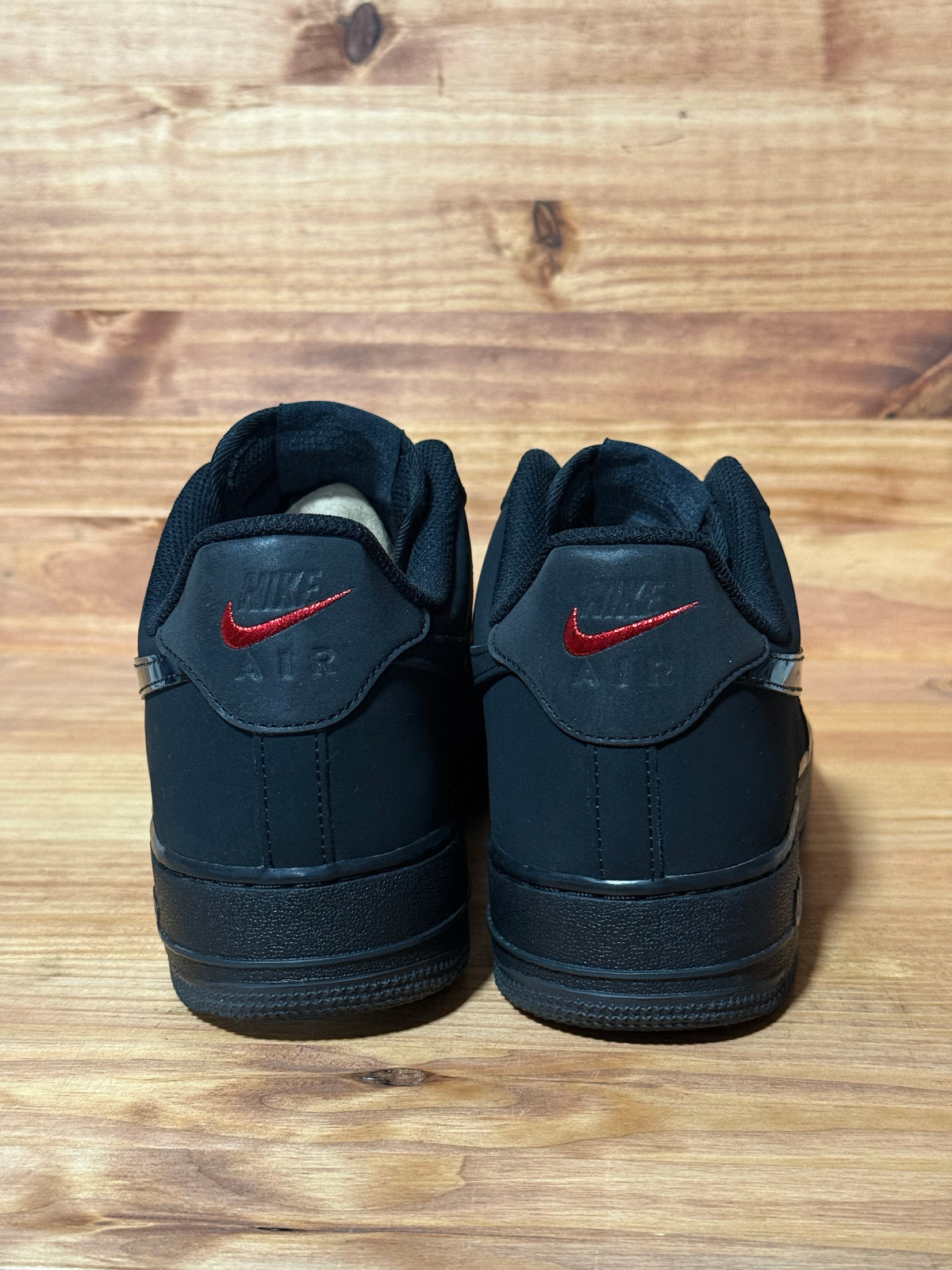 Nike Air Force 1 Low '07 LV8 Black Patent Swoosh