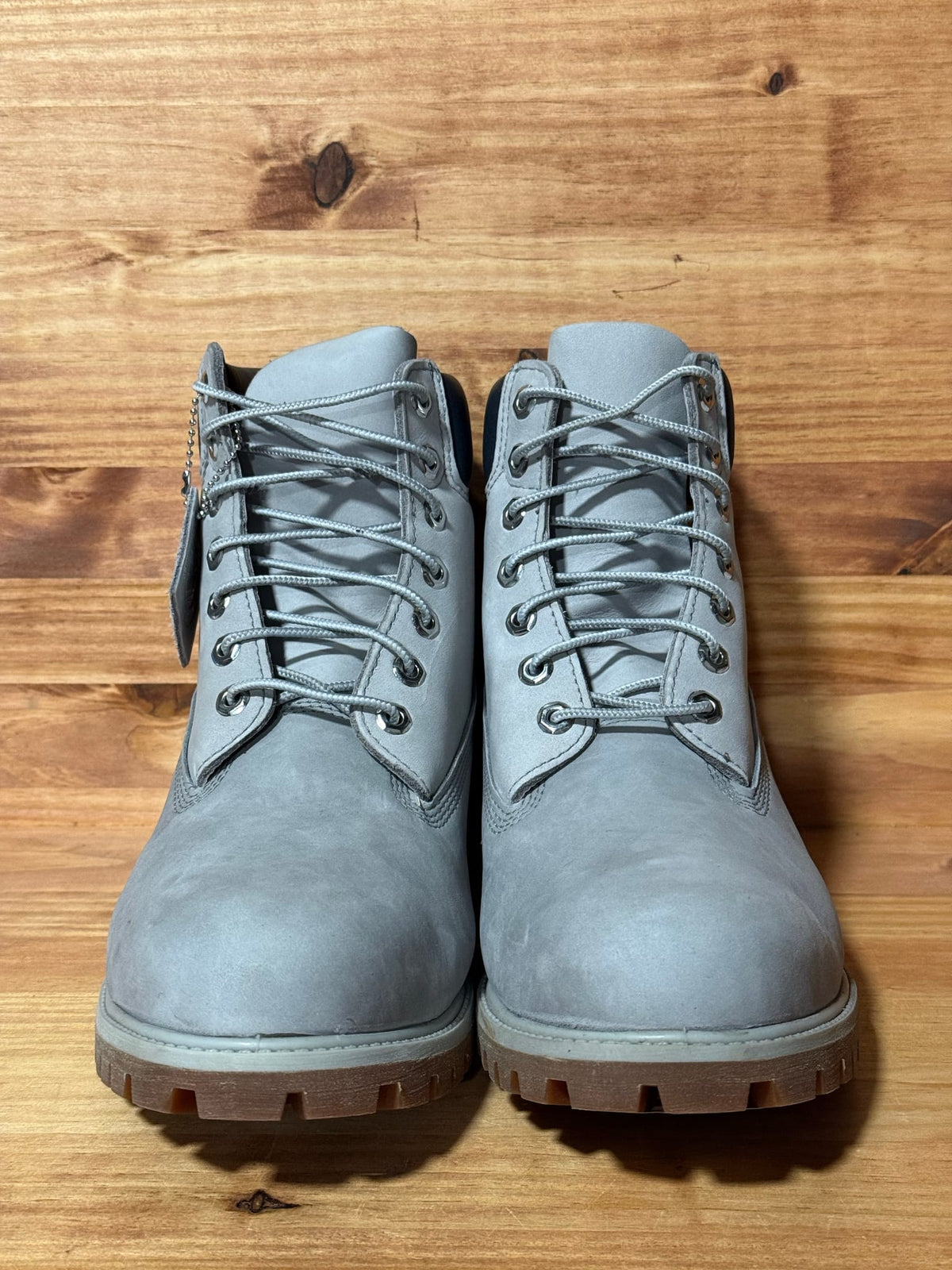 Timberland Premium 6" Waterproof Boot "Medium Grey Nubuck" - Size 11