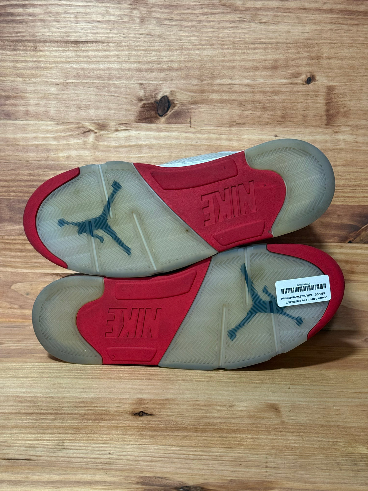 Jordan 5 Retro Fire Red Black Tongue (2025)
