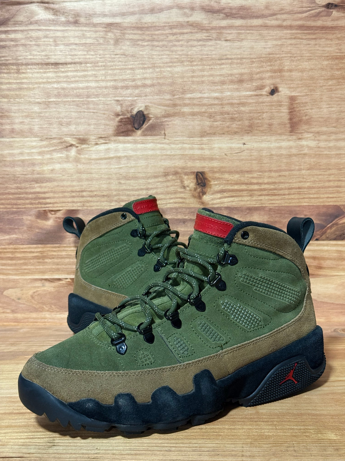 Jordan 9 Retro Boot NRG Military Brown