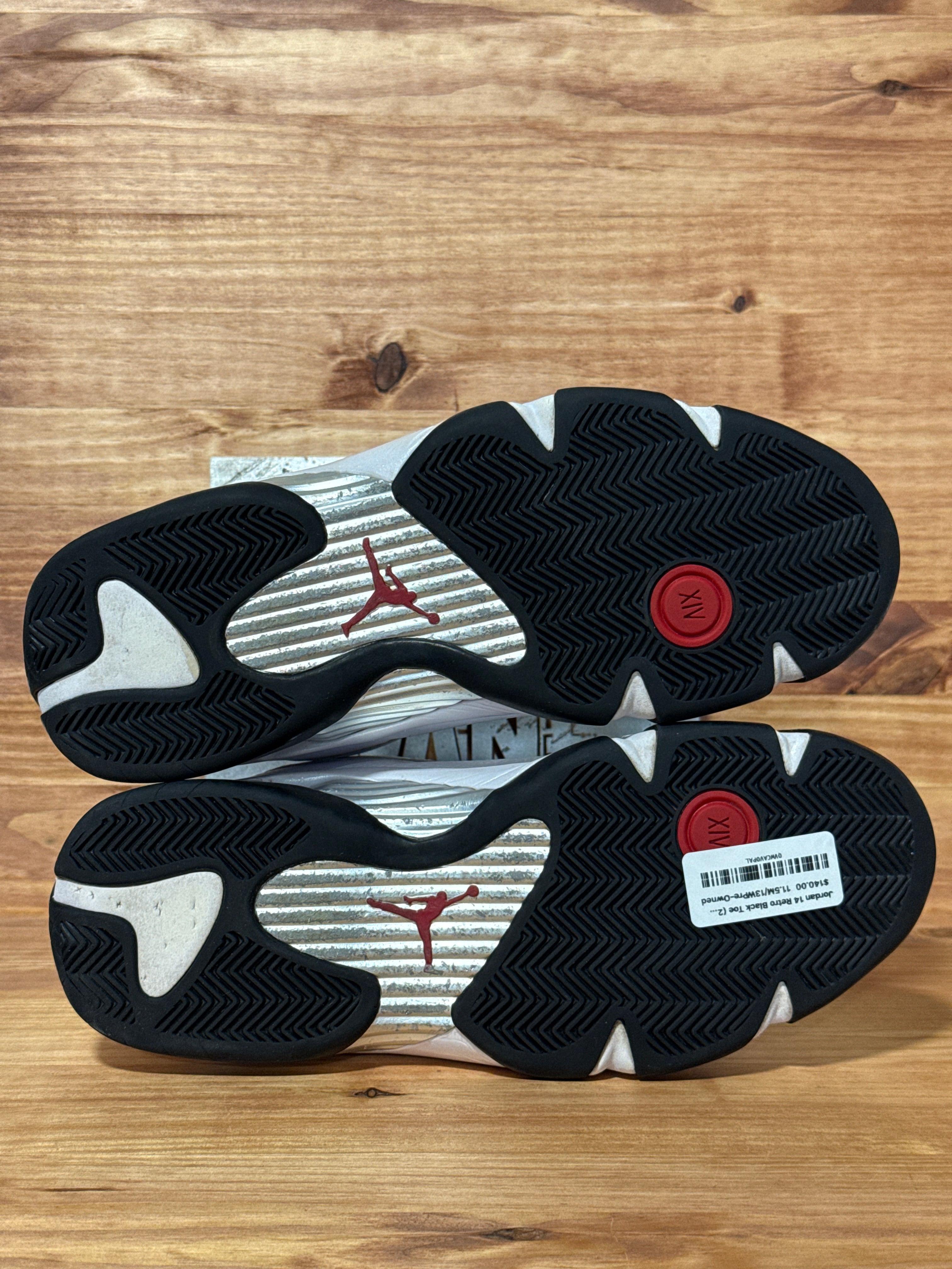 Jordan 14 Retro Black Toe (2024)