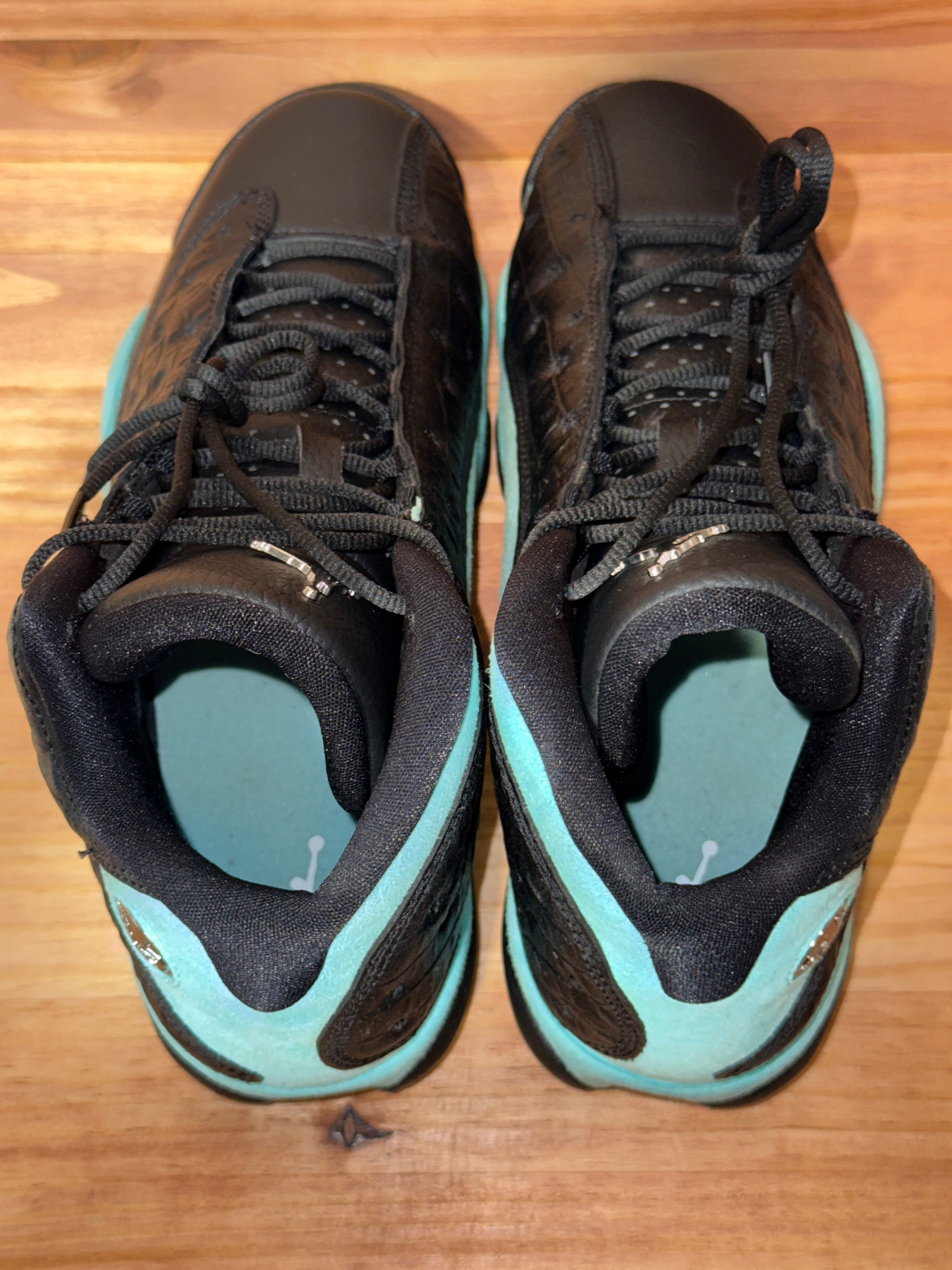 Jordan 13 Retro Black Island Green