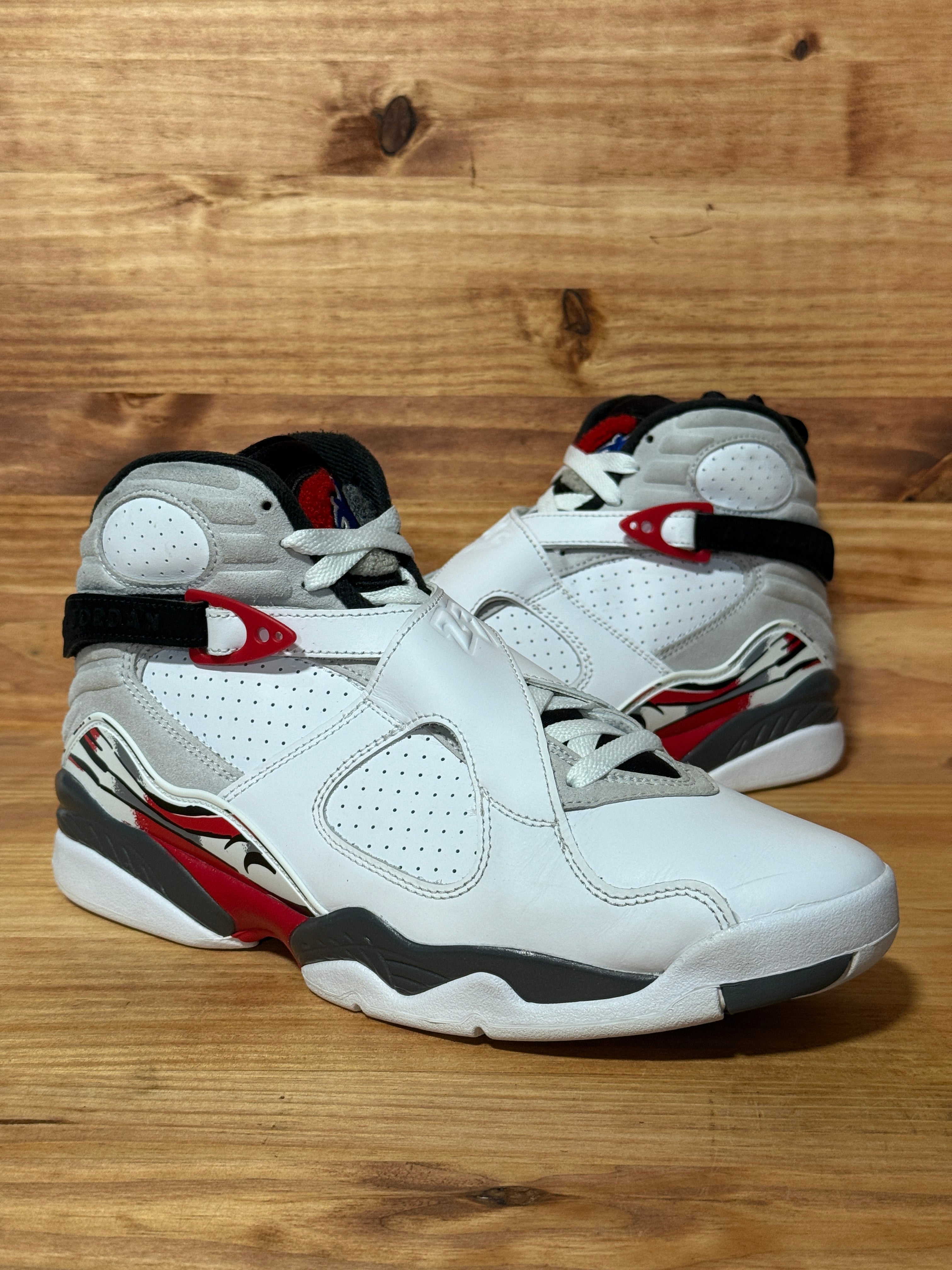 Jordan 8 Retro White True Red (2025)