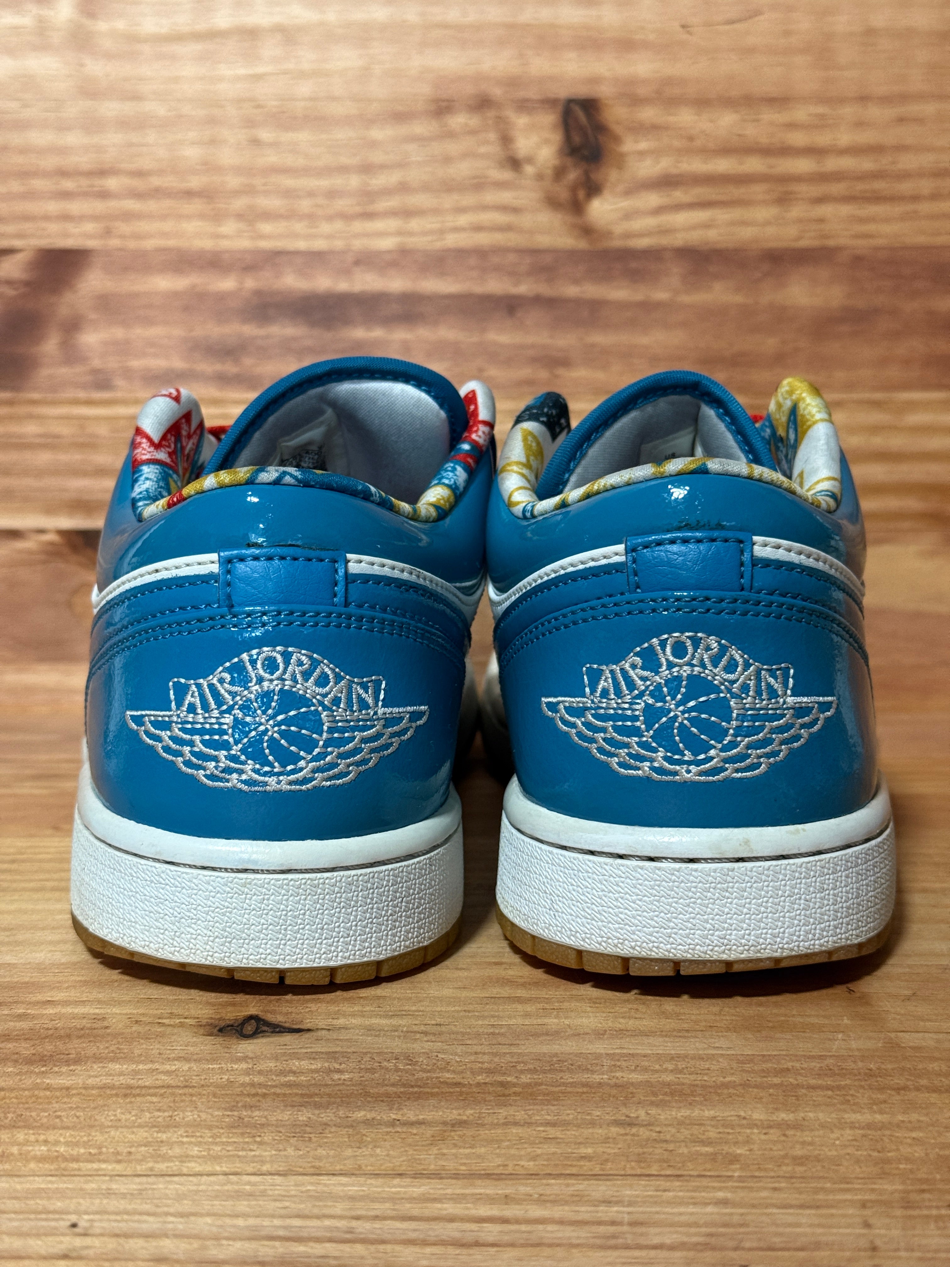 Jordan 1 Low SE Barcelona Cyber Teal