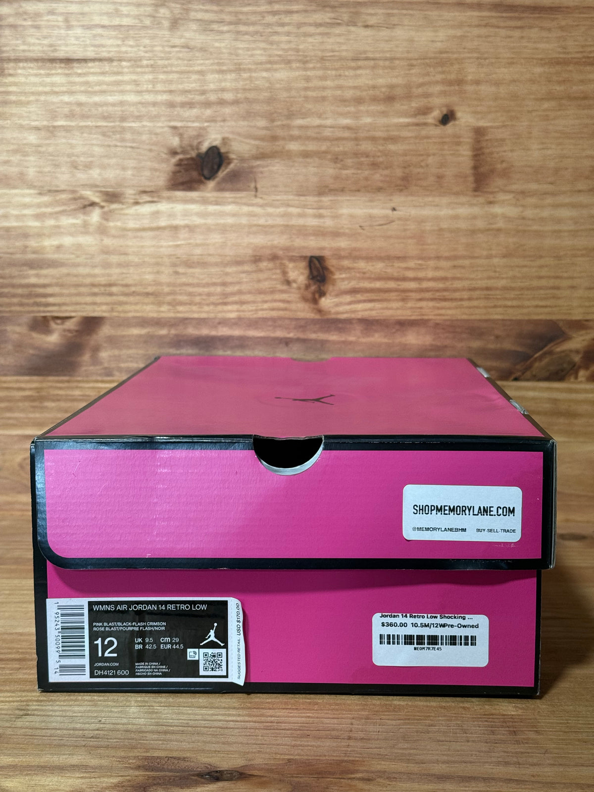 Jordan 14 Retro Low Shocking Pink (Women's)
