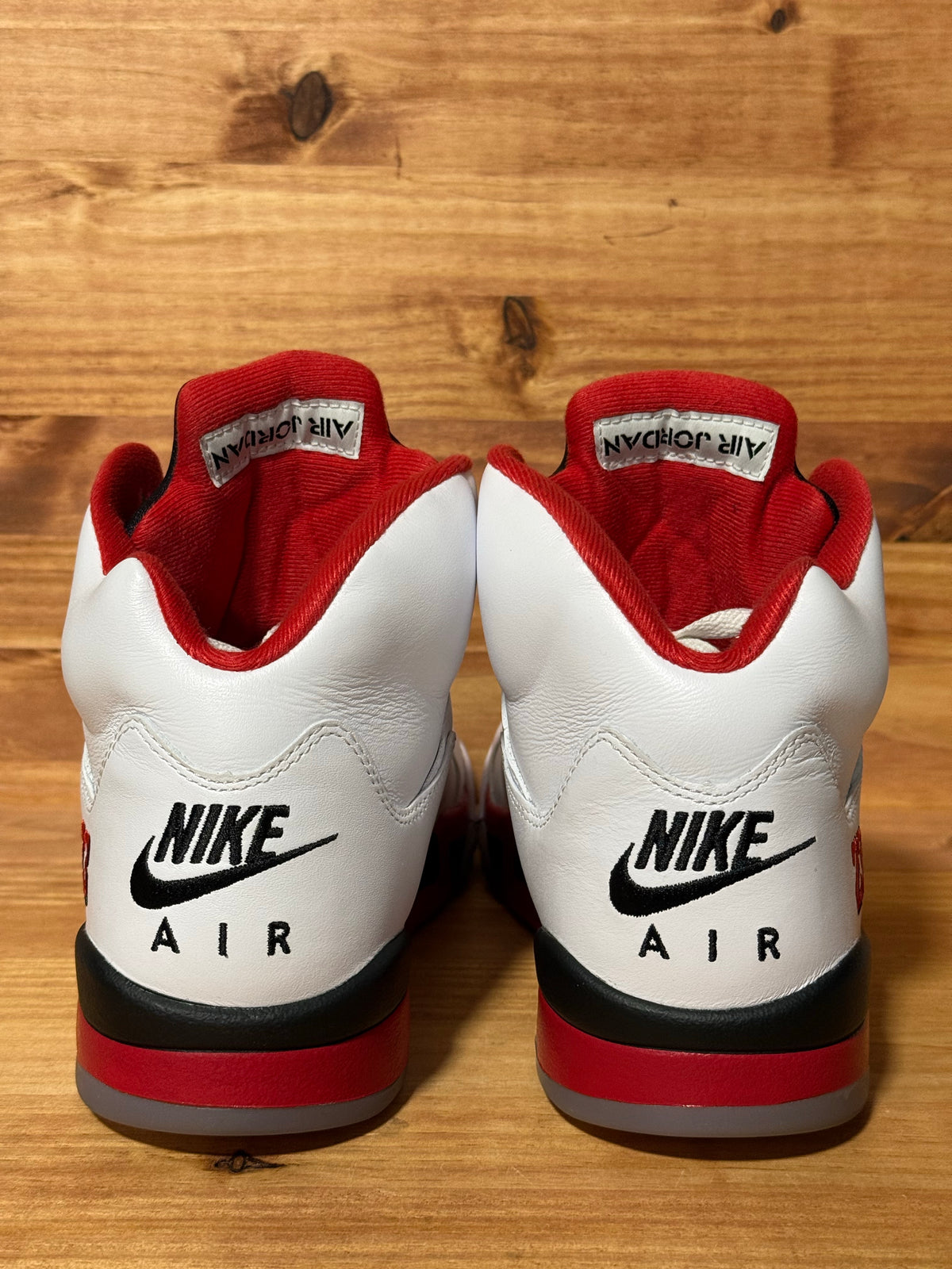Jordan 5 Retro Fire Red Black Tongue (2025)
