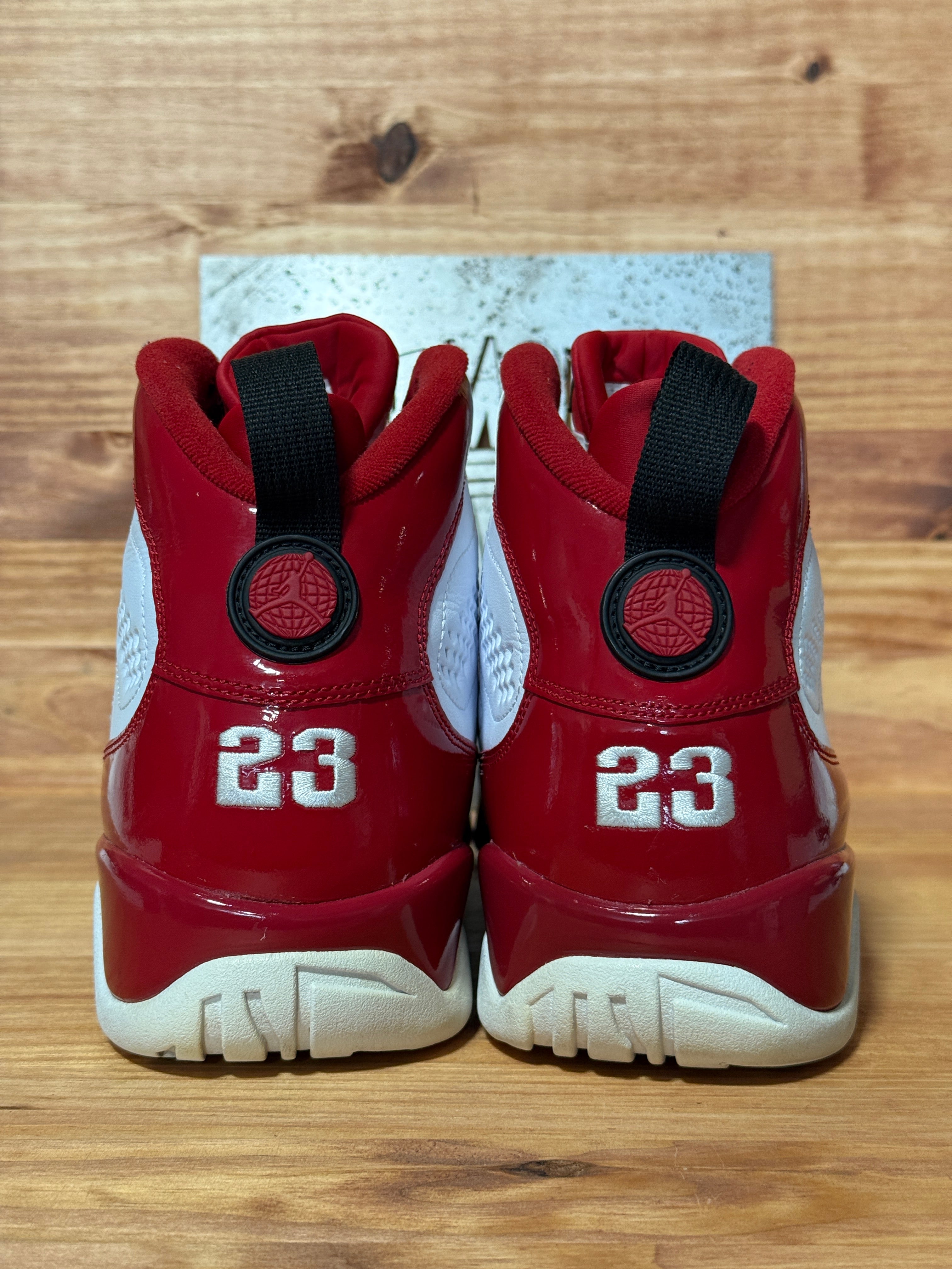 Jordan 9 Retro White Gym Red