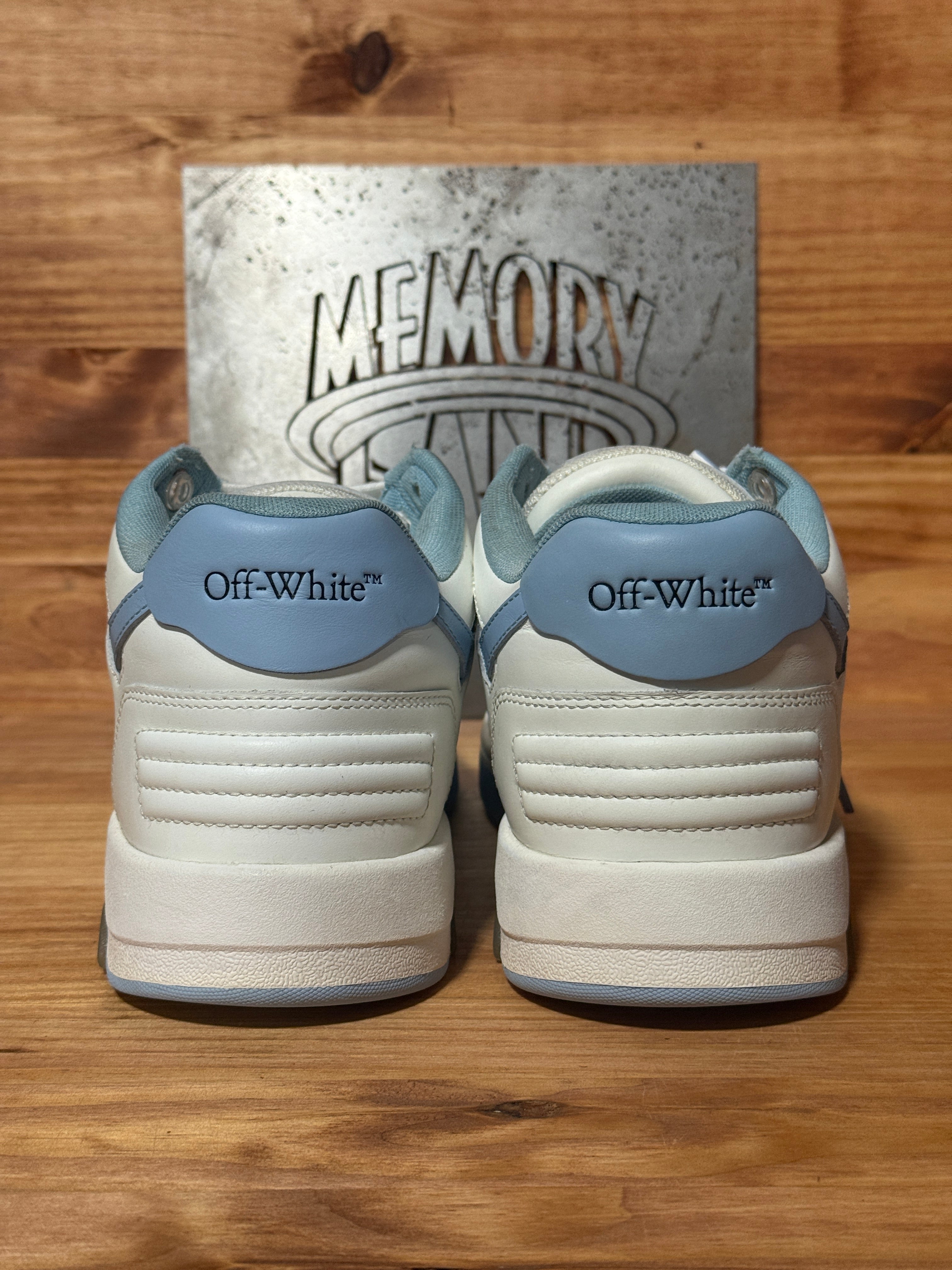 OFF-WHITE Out Of Office OOO Low Tops White Light Blue (2023)
