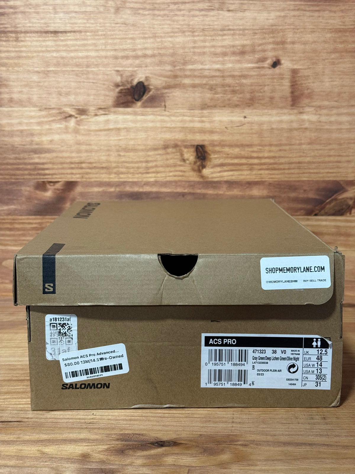 Salomon ACS Pro Advanced Deep Lichen Green
