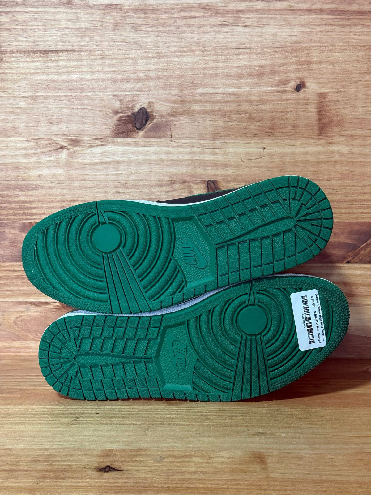 Jordan 1 Retro High Pine Green Black - Size 9.5