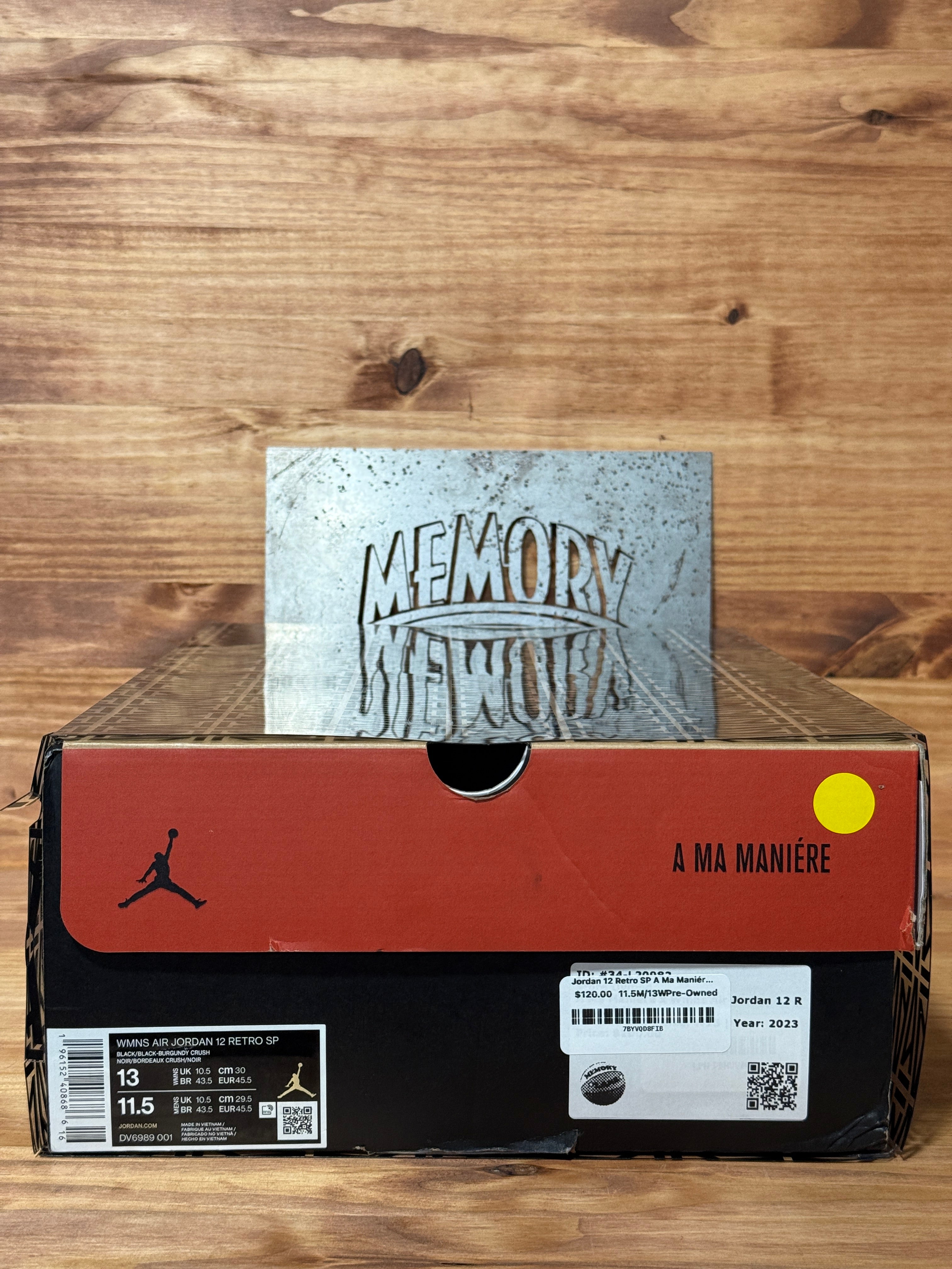 Jordan 12 Retro SP A Ma Maniére Black (Women's)