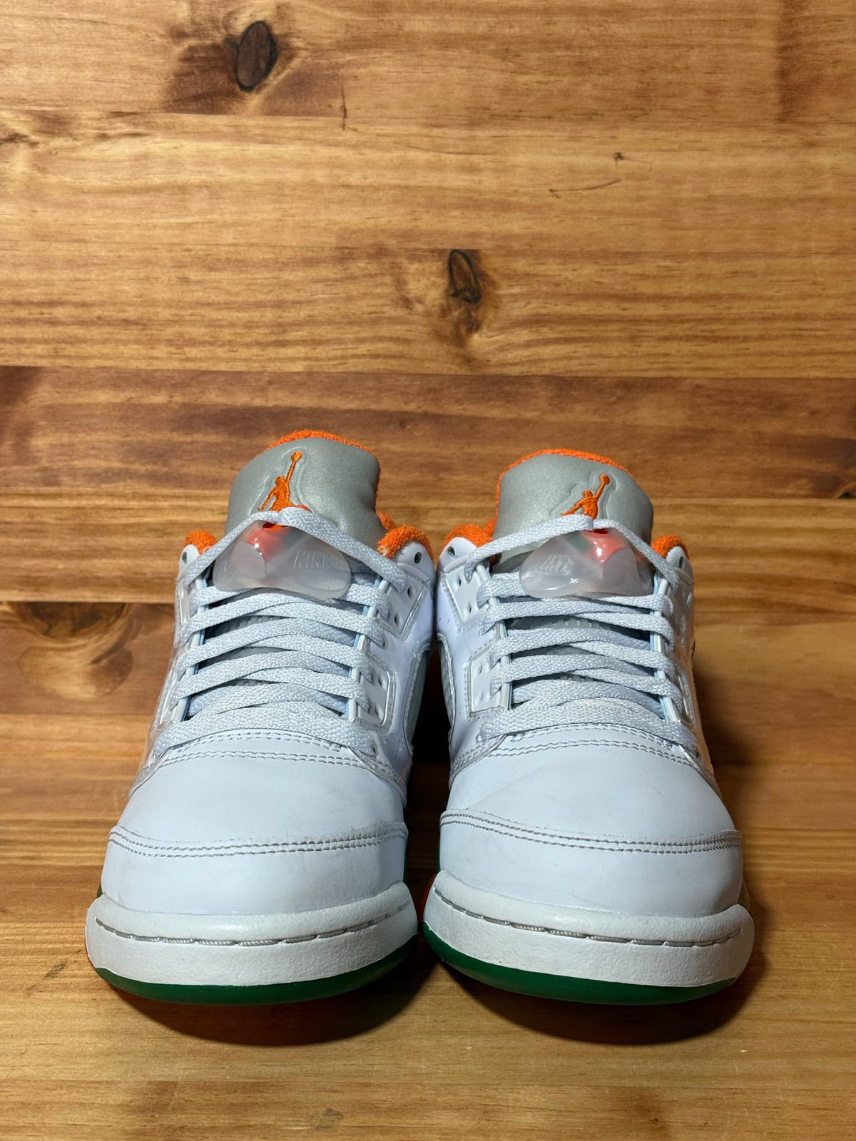 Jordan 5 Retro Low Miami Hurricanes (GS) - Size 6Y