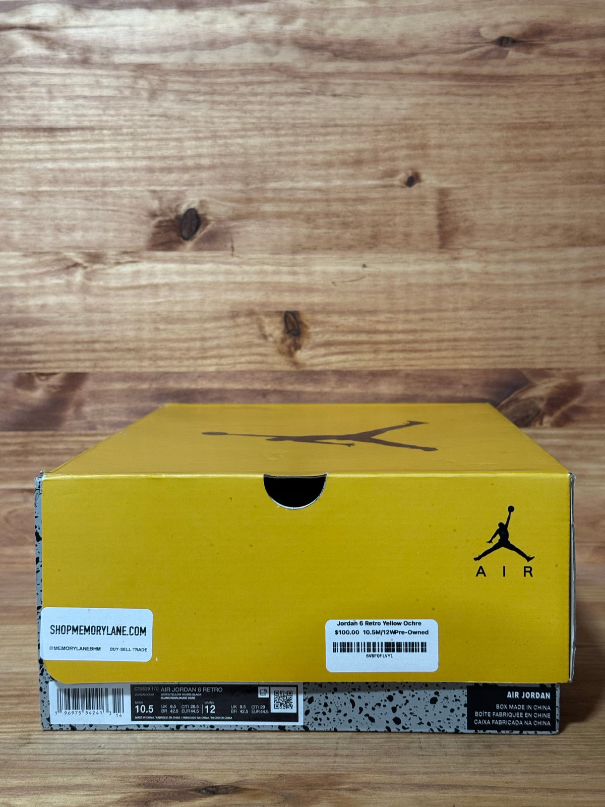 Jordan 6 Retro Yellow Ochre