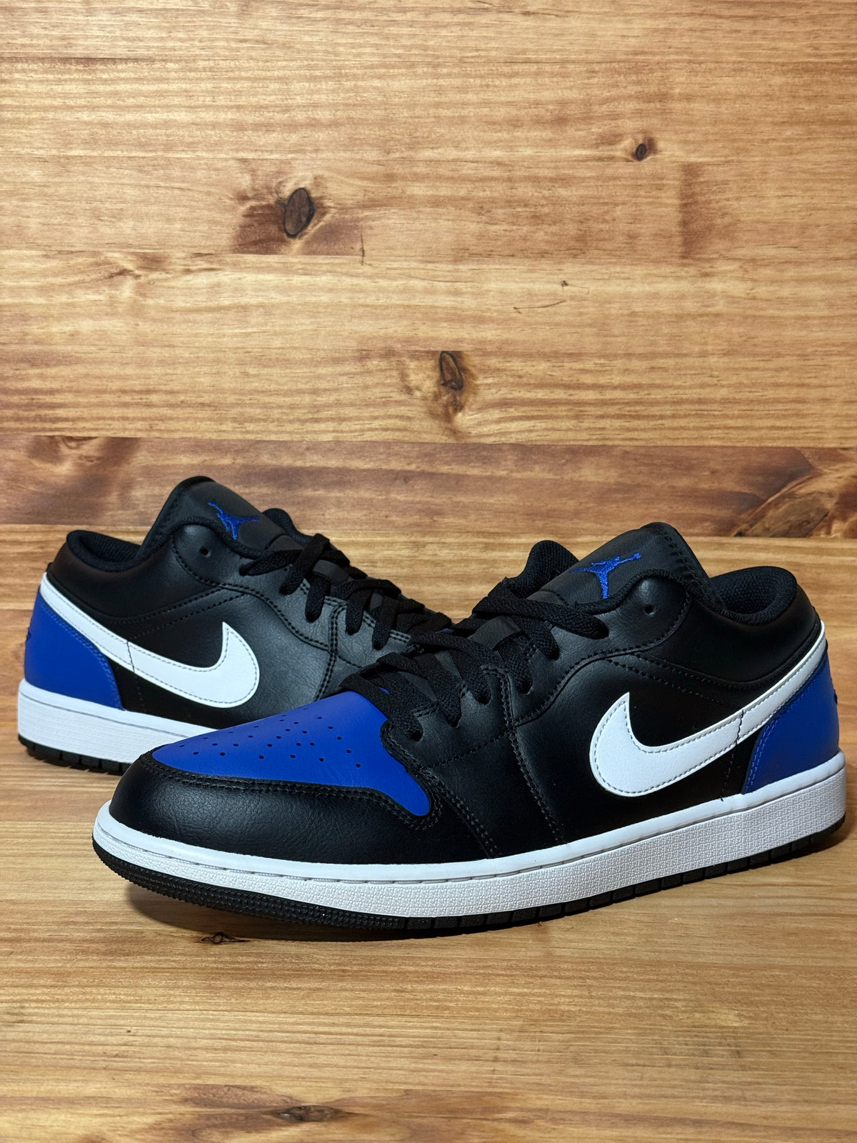 Jordan 1 Low Black Royal Toe