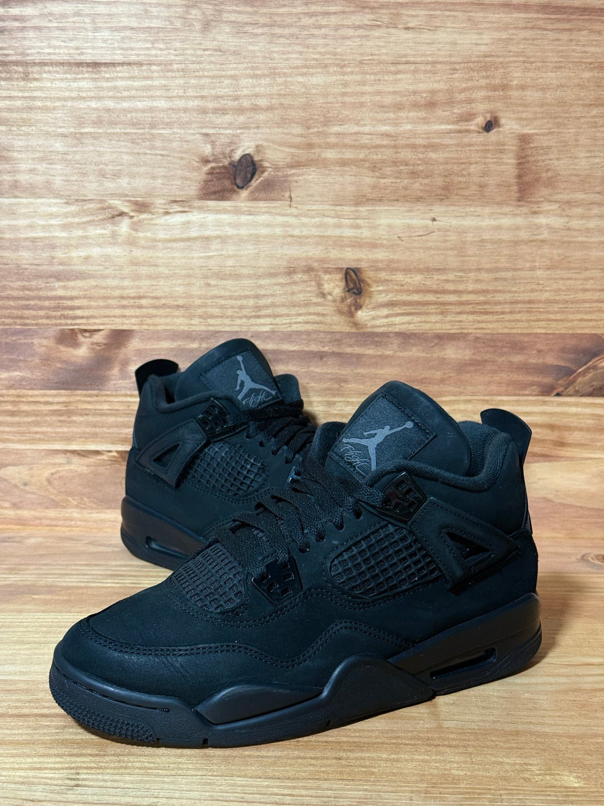 Jordan 4 Retro Black Cat (2025) (GS) - Size 7Y