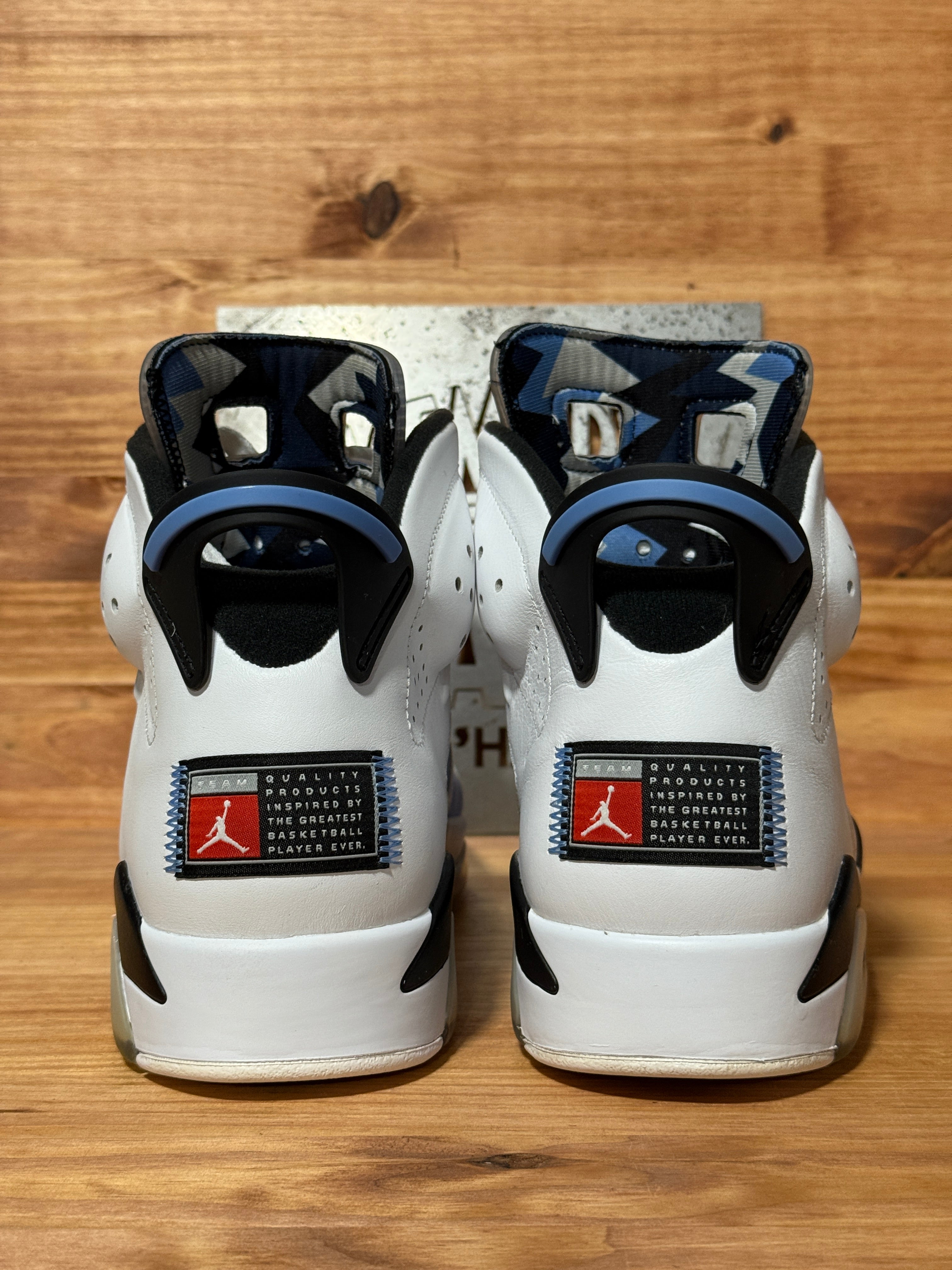 Jordan 6 Retro UNC White