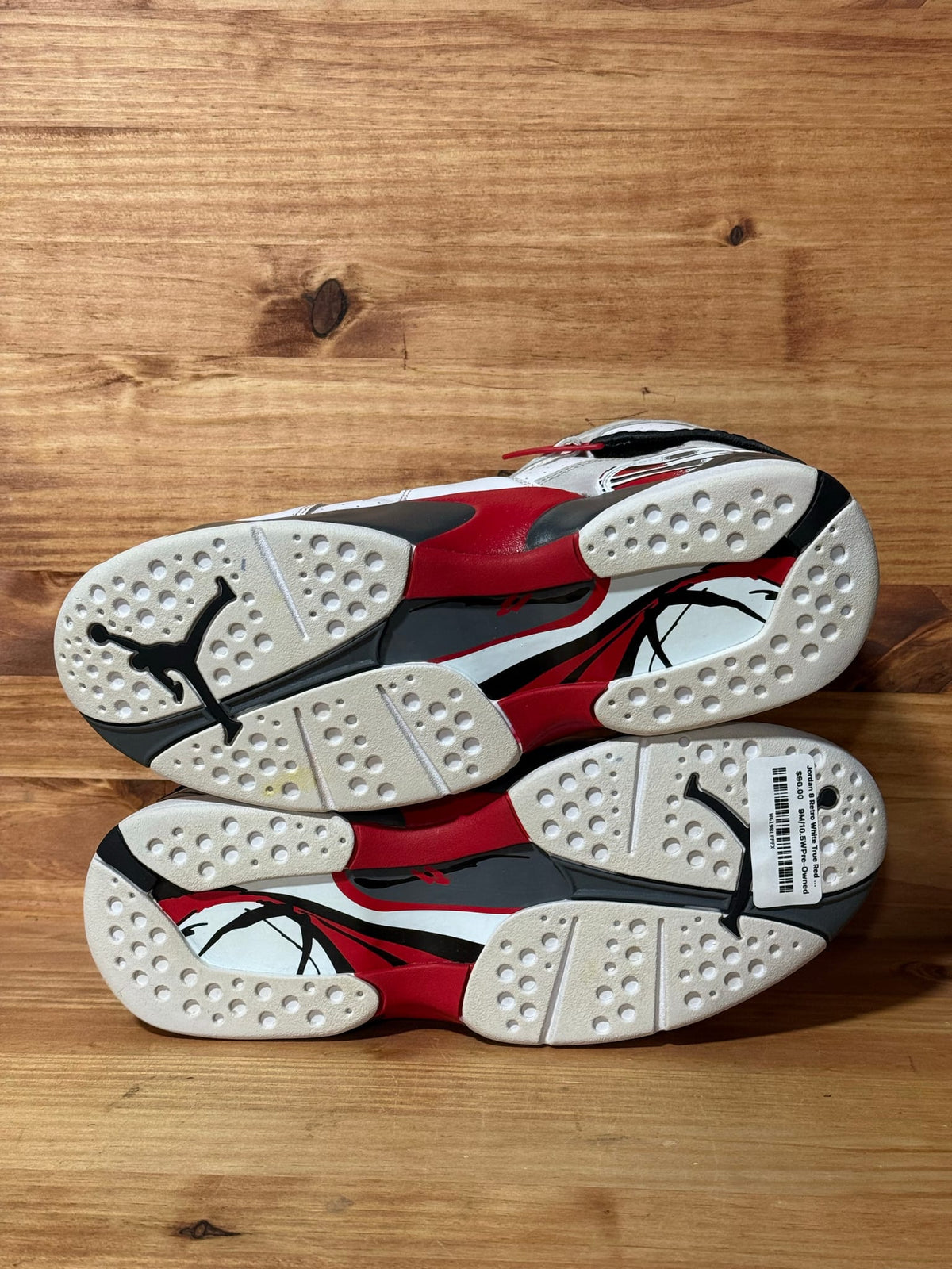 Jordan 8 Retro White True Red (2025) - Size 9