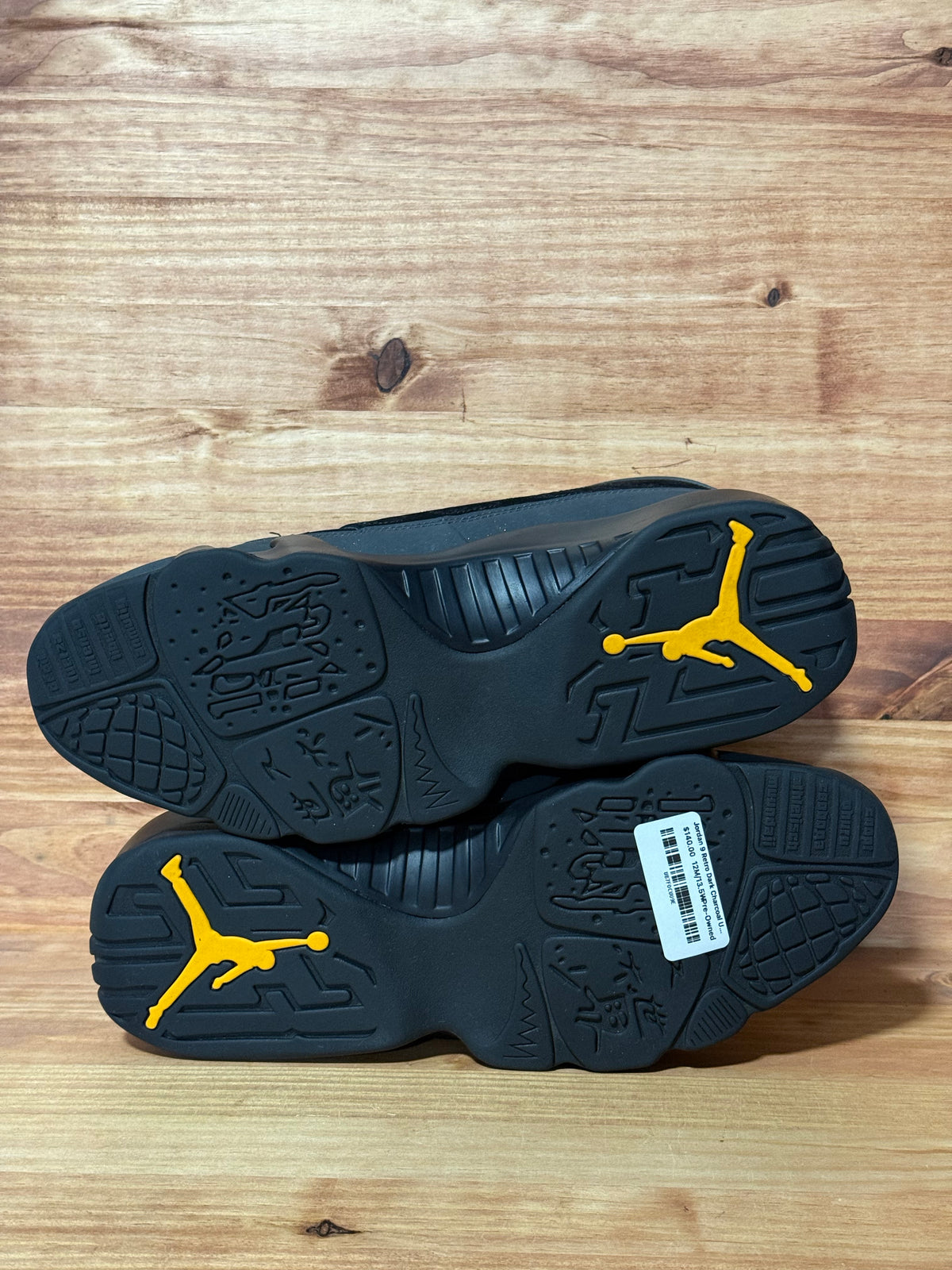 Jordan 9 Retro Dark Charcoal University Gold