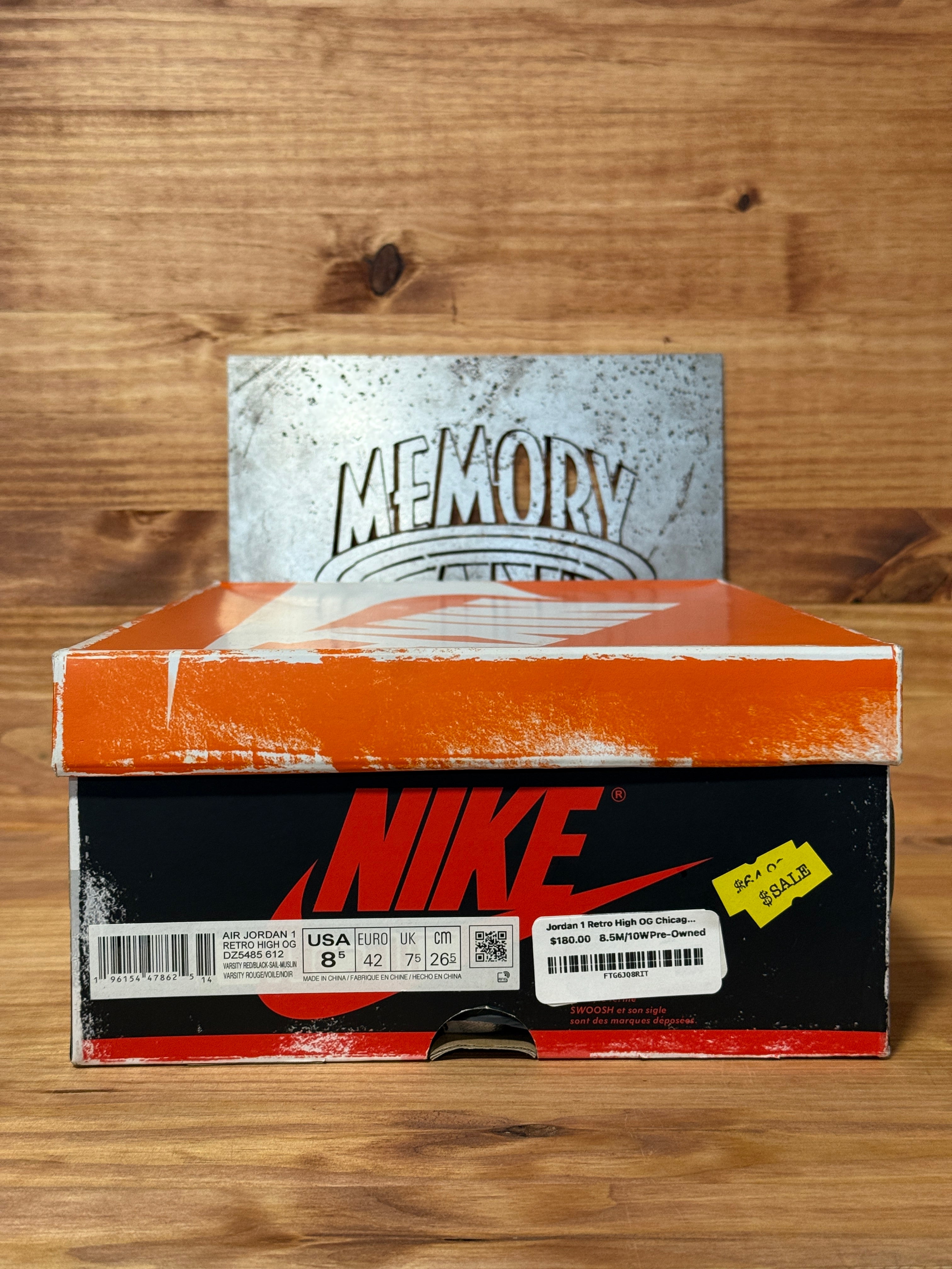 Jordan 1 Retro High OG Chicago Lost and Found