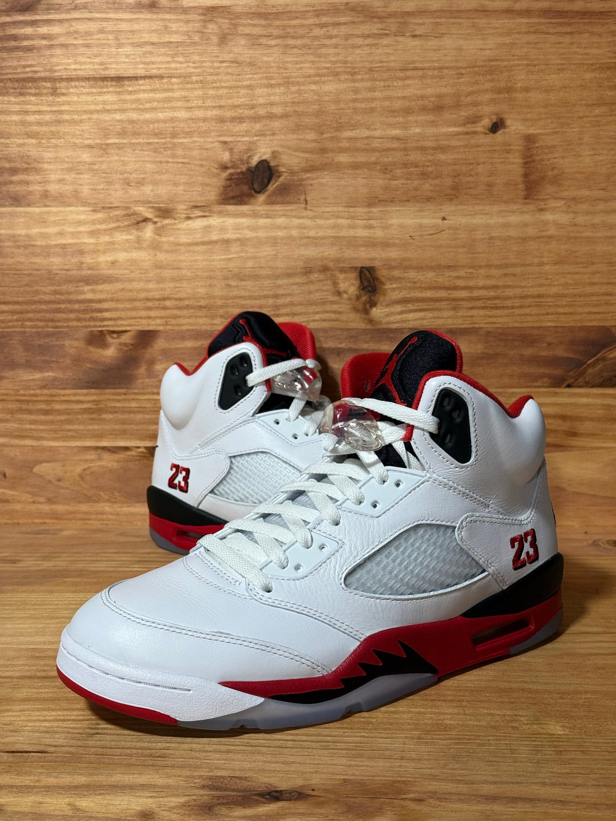 Jordan 5 Retro Fire Red Black Tongue (2025) - Size 10