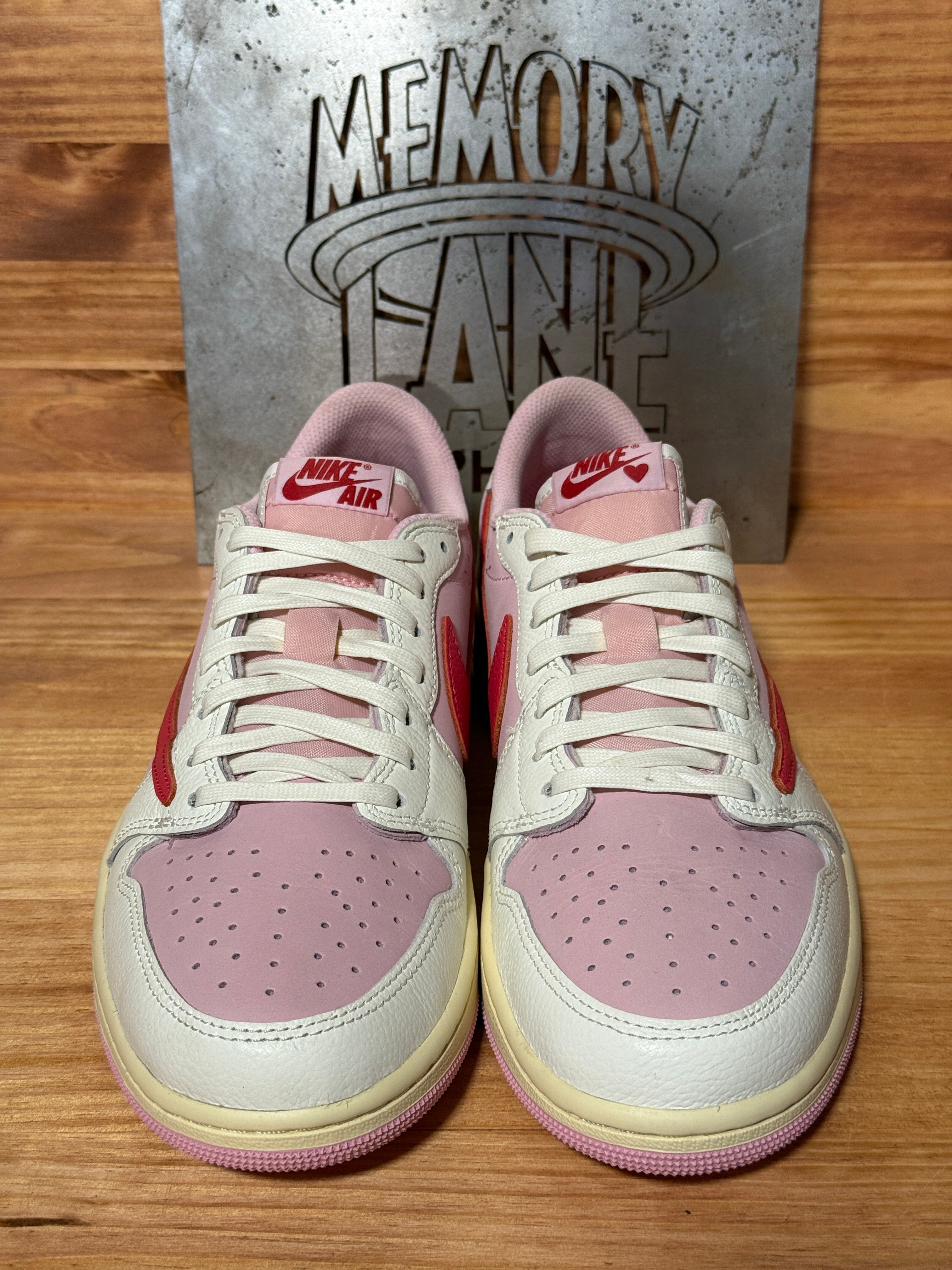 Jordan 1 Retro Low OG SP Travis Scott Sail Tropical Pink