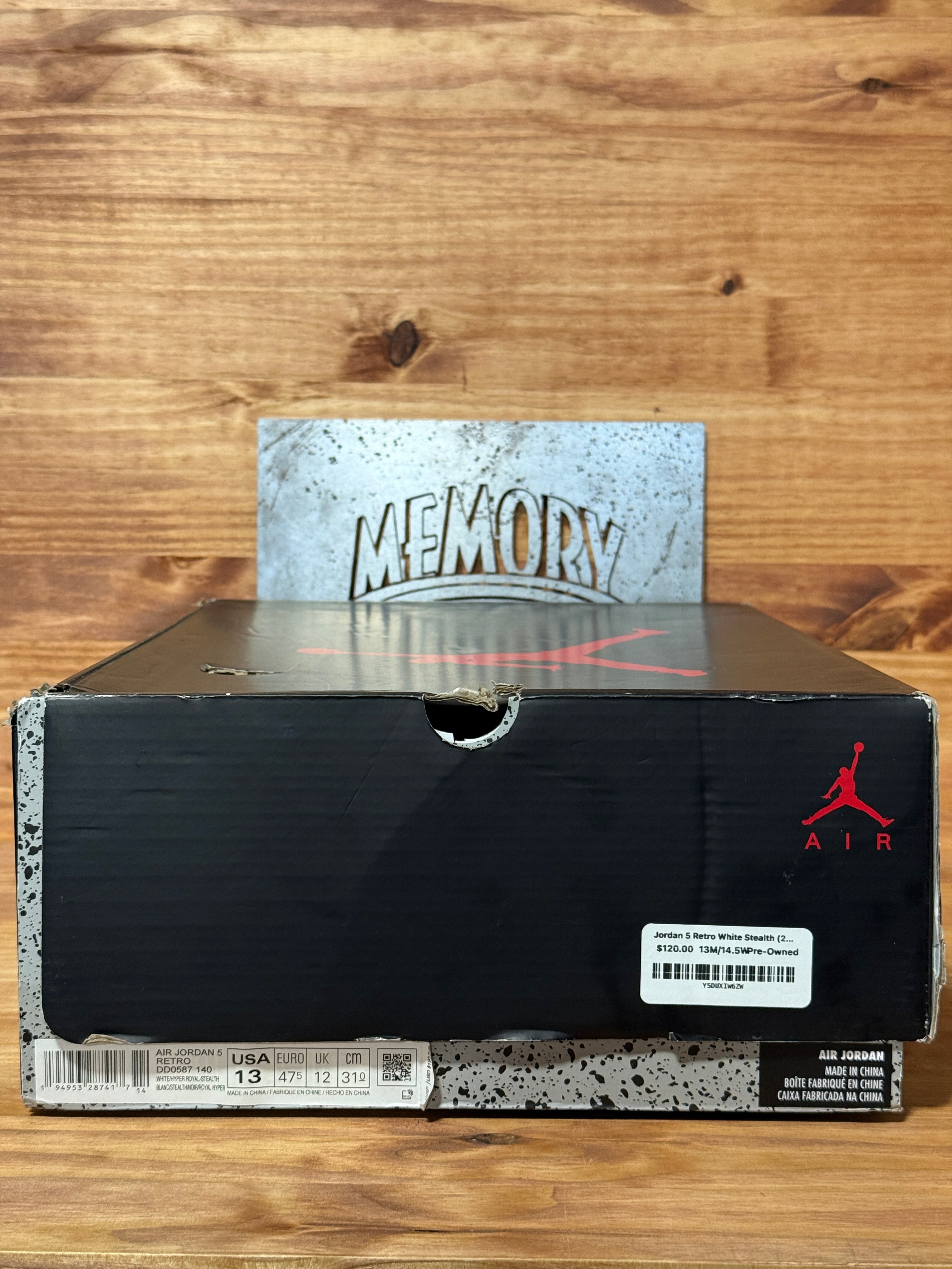 Jordan 5 Retro White Stealth (2021)
